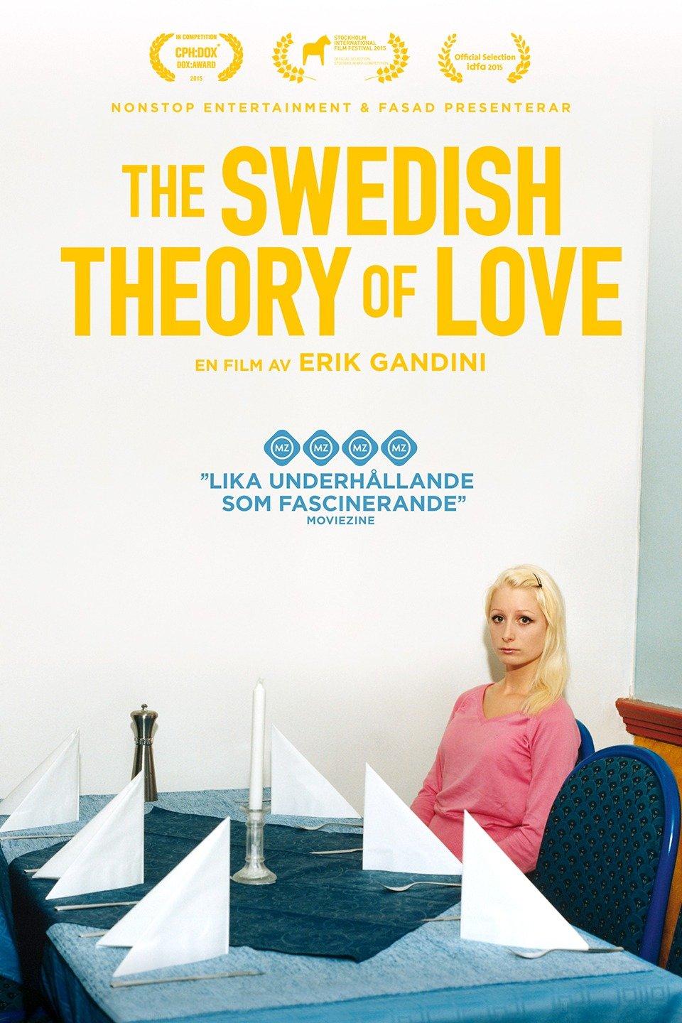 ”The Swedish Theory of Love”  berättar bland annat om hur ensamstående kvinnor inte längre behöver åka någonstans för att insemineras, ett danskt företag skickar sperman genom budföretag fram till dörren. 