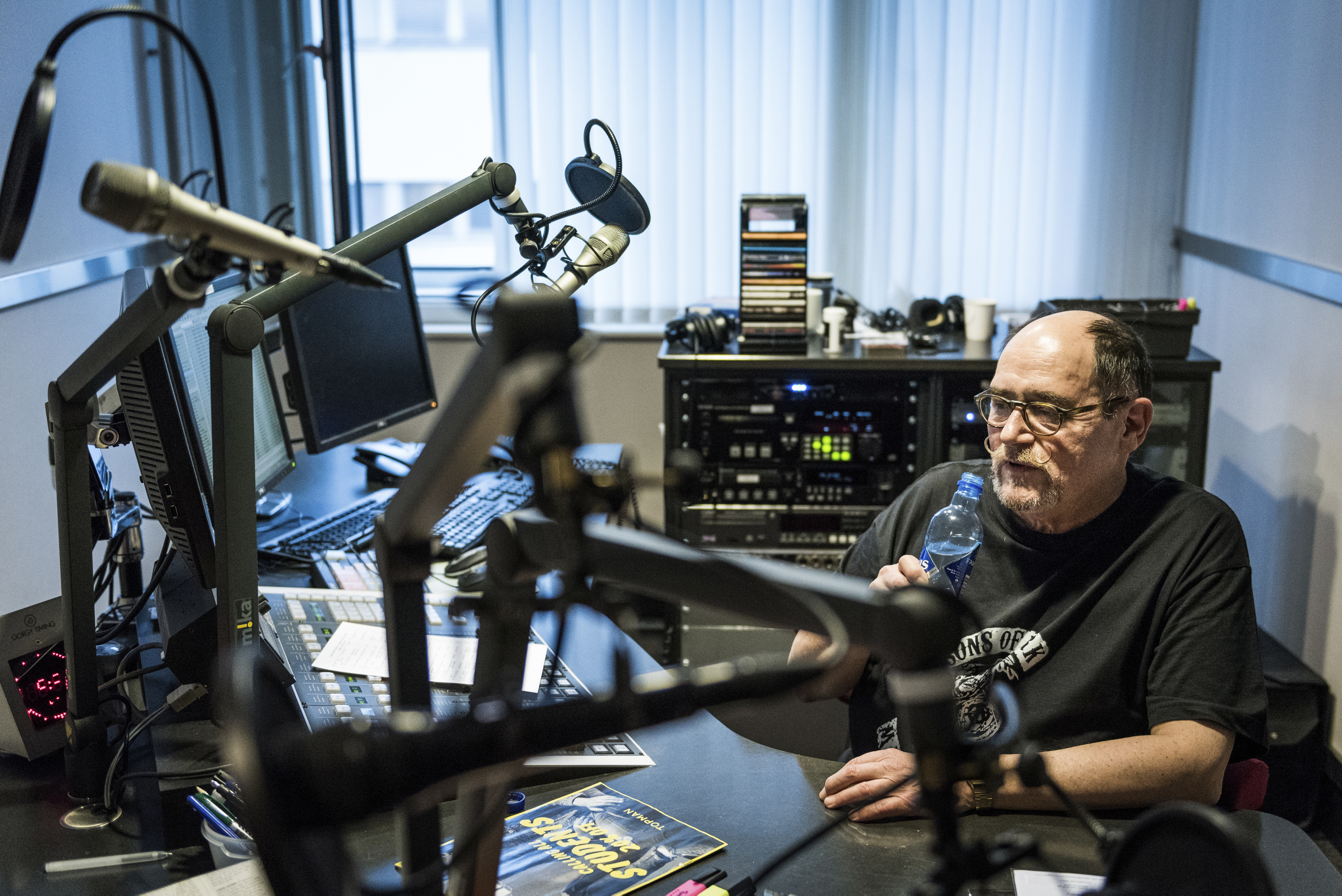 Harald Are Lund, her i 2016, da han fylte 70 og sluttet i NRK etter 50 år.