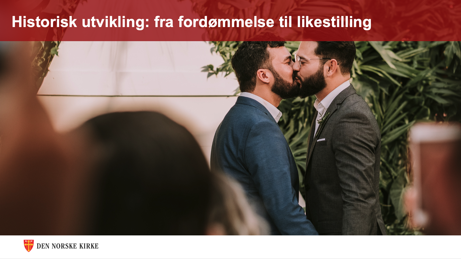 PowerPoint-plansjer i Den norske kyrkja sitt LHBT+-kurs for alle tilsette.