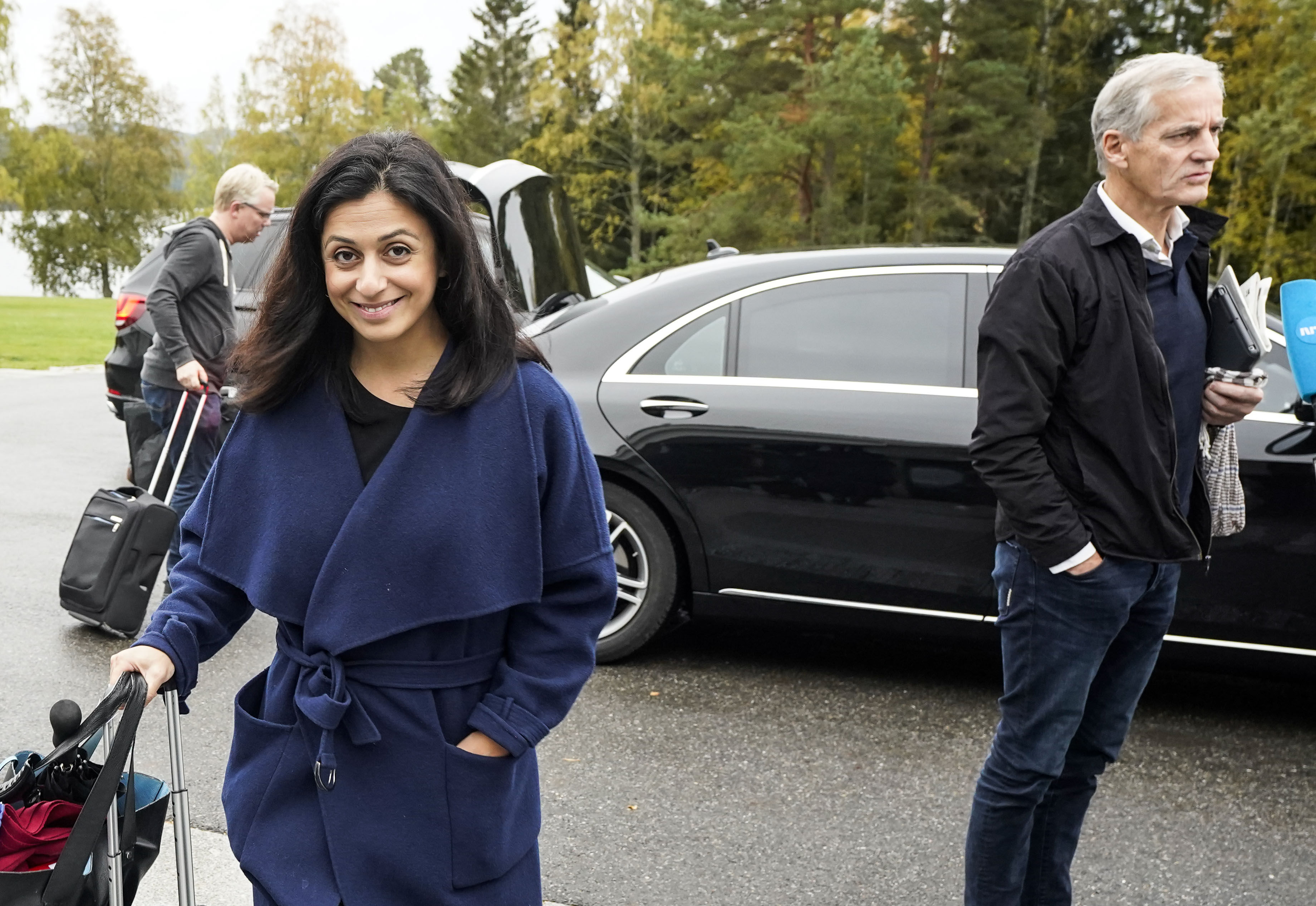 Ap-nestleder Hadia Tajik kom med budsjettlekkasjen onsdag. Foto: Lise Åserud / NTB