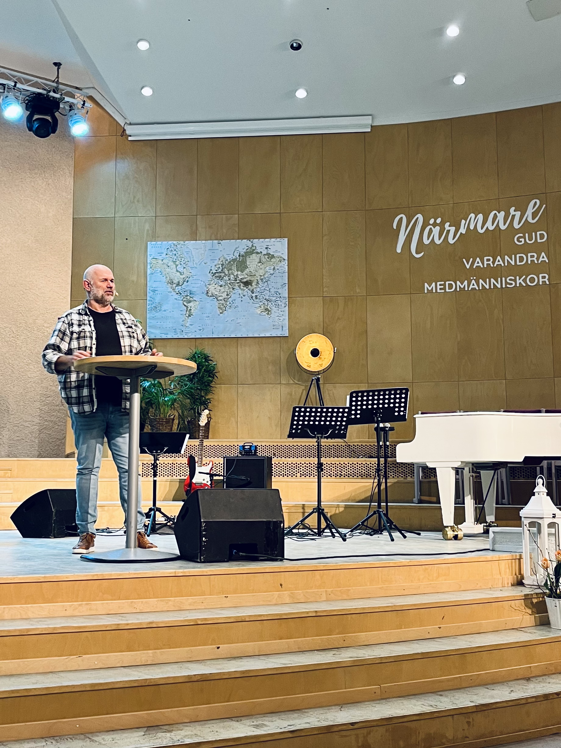 Pelle Hörnmark på missionskonferensen Sänd i Eskilstuna.