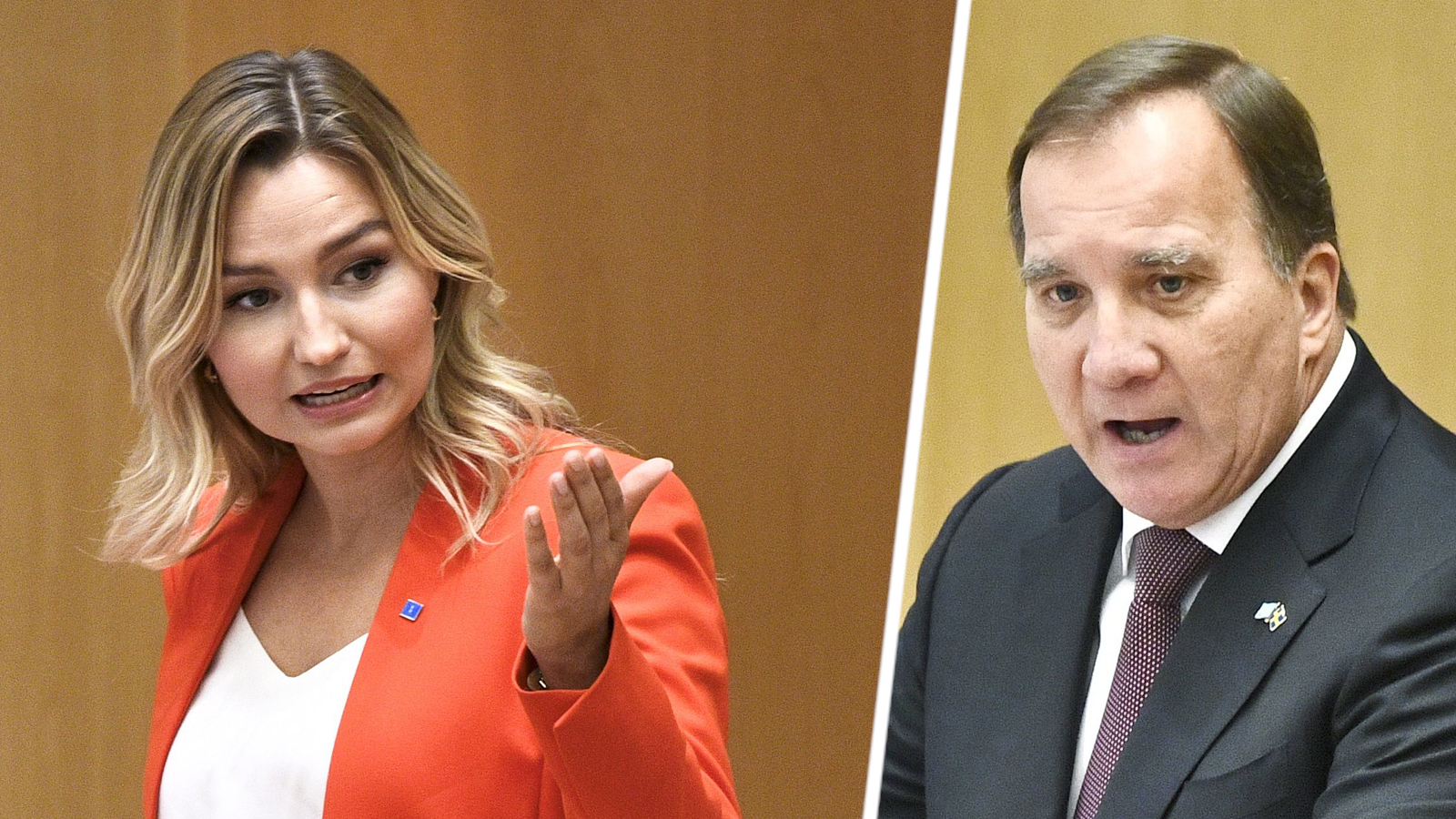 Löfven och Busch rök ihop om kristna värderingar