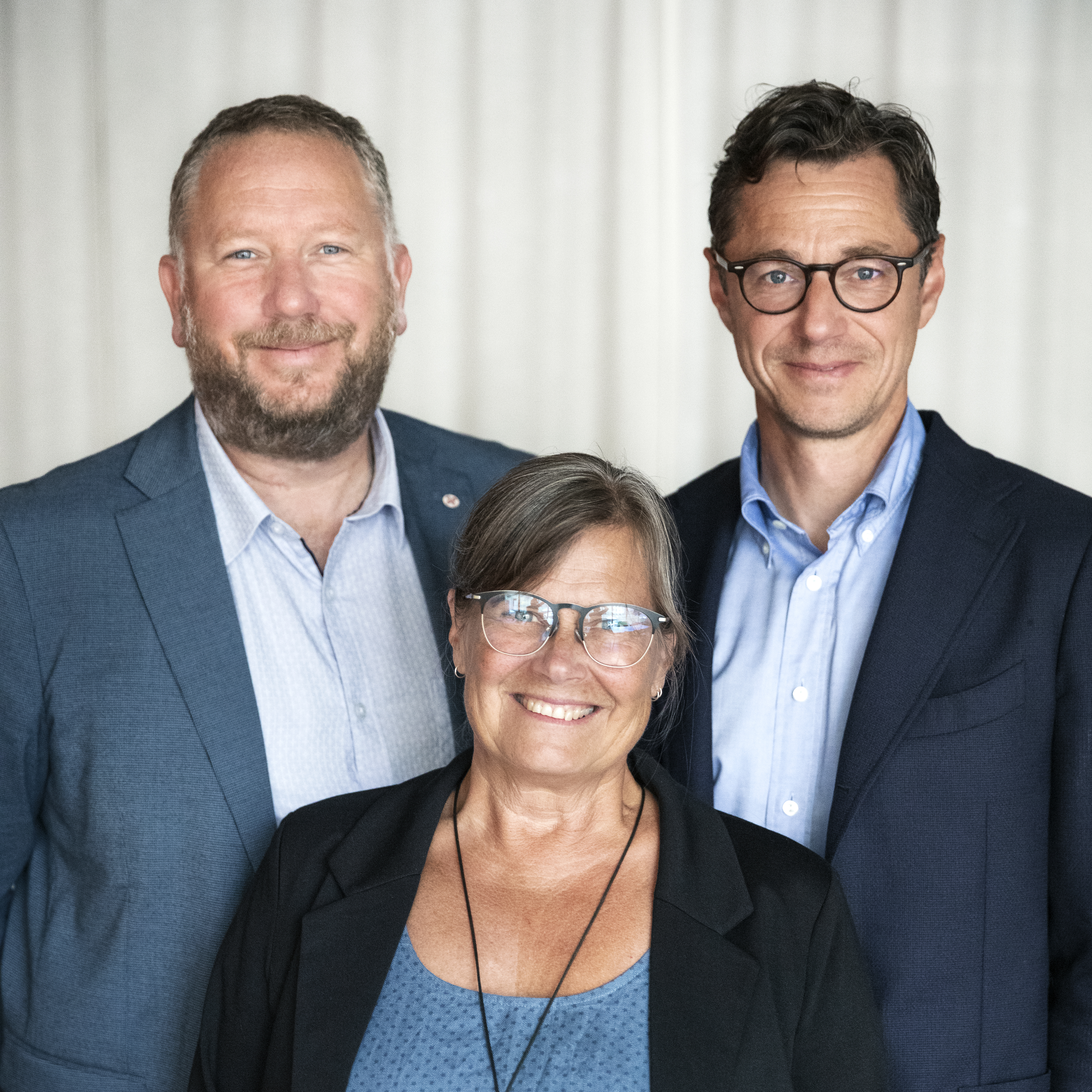 Lasse Svensson, Joakim Hagerius och Karin Wiborn, kyrkoledare i Equmeniakyrkan