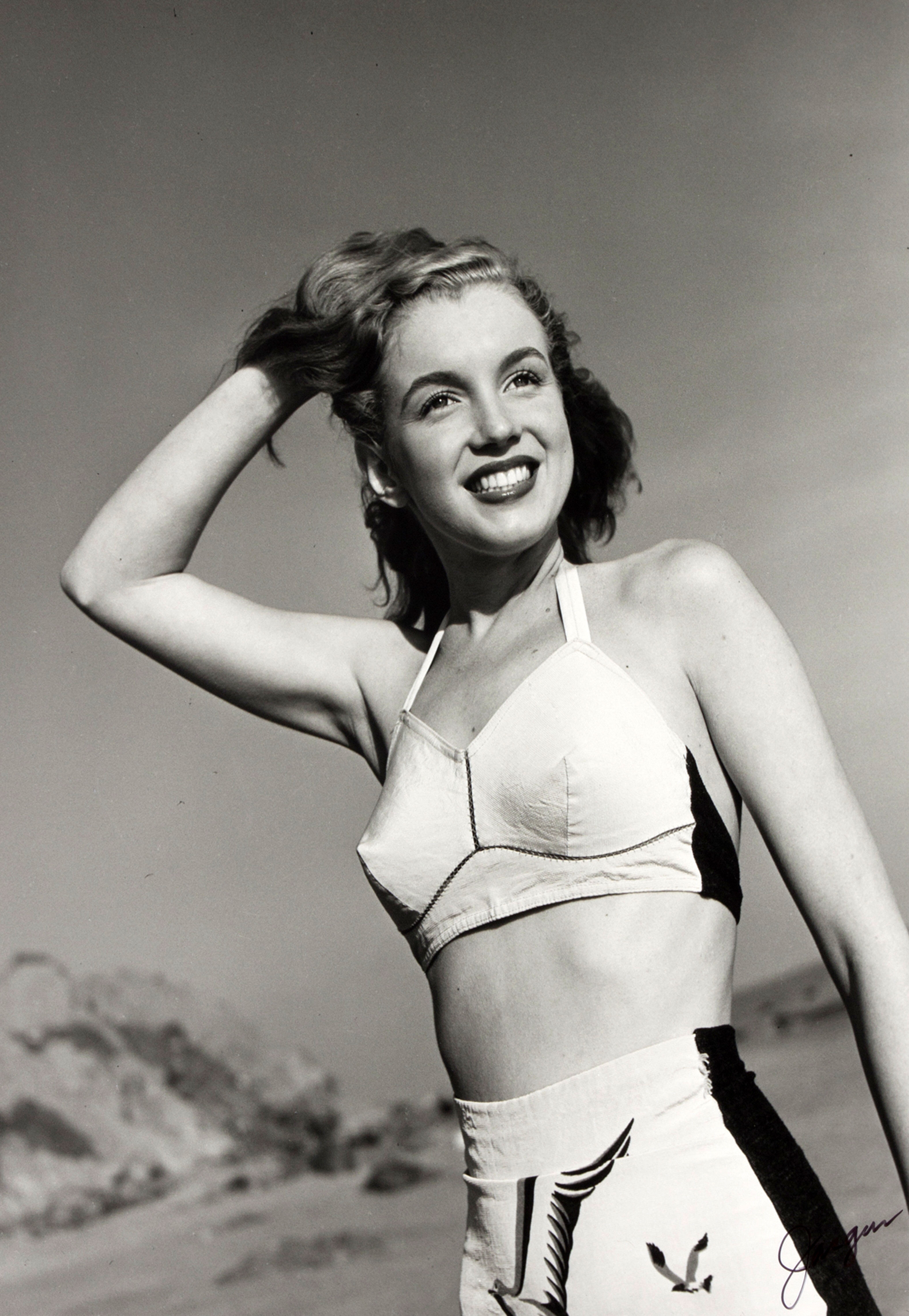 Marilyn Monroe som ung modell