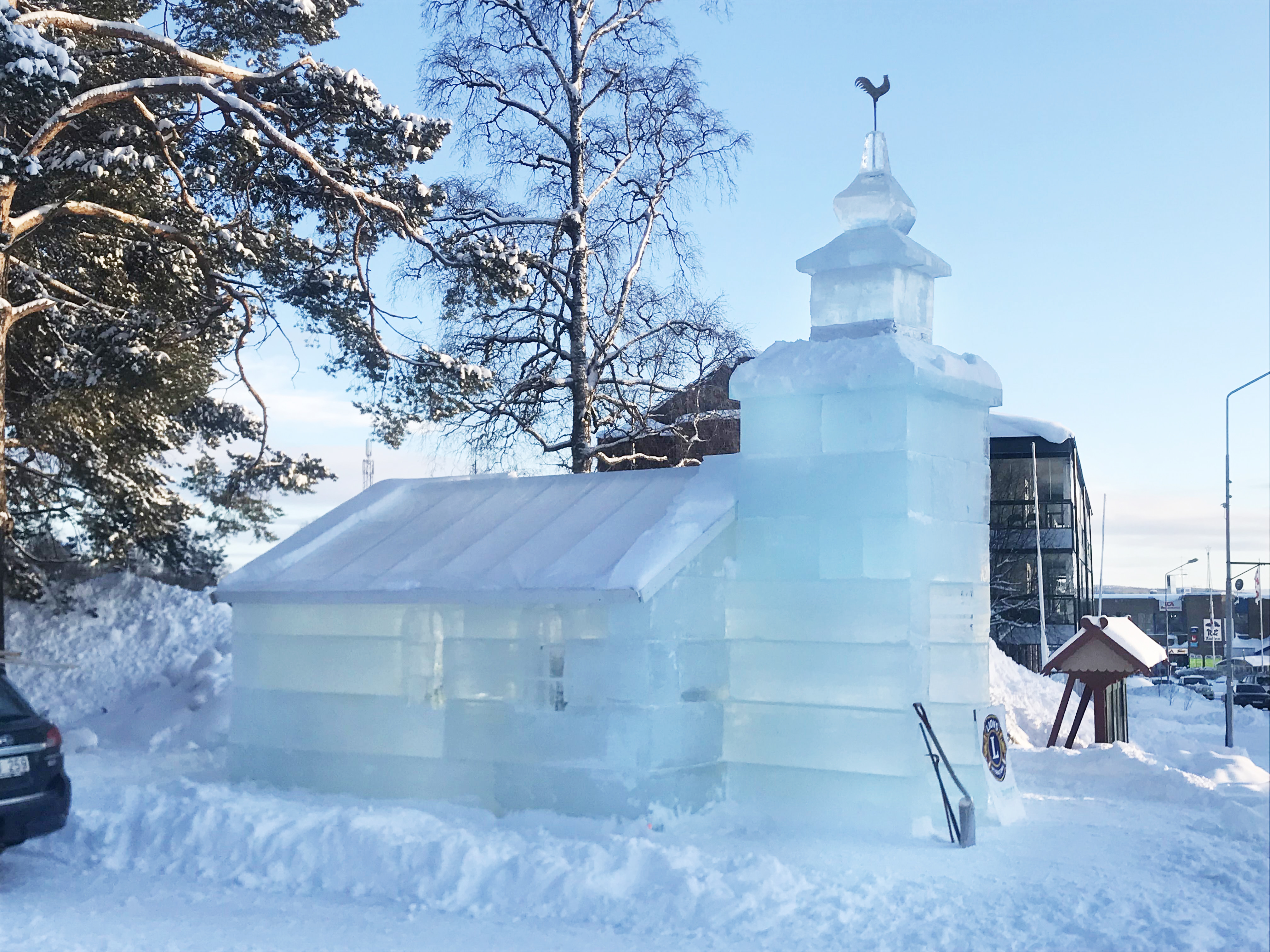 Iskyrka klar i förtid - har redan vandaliserats