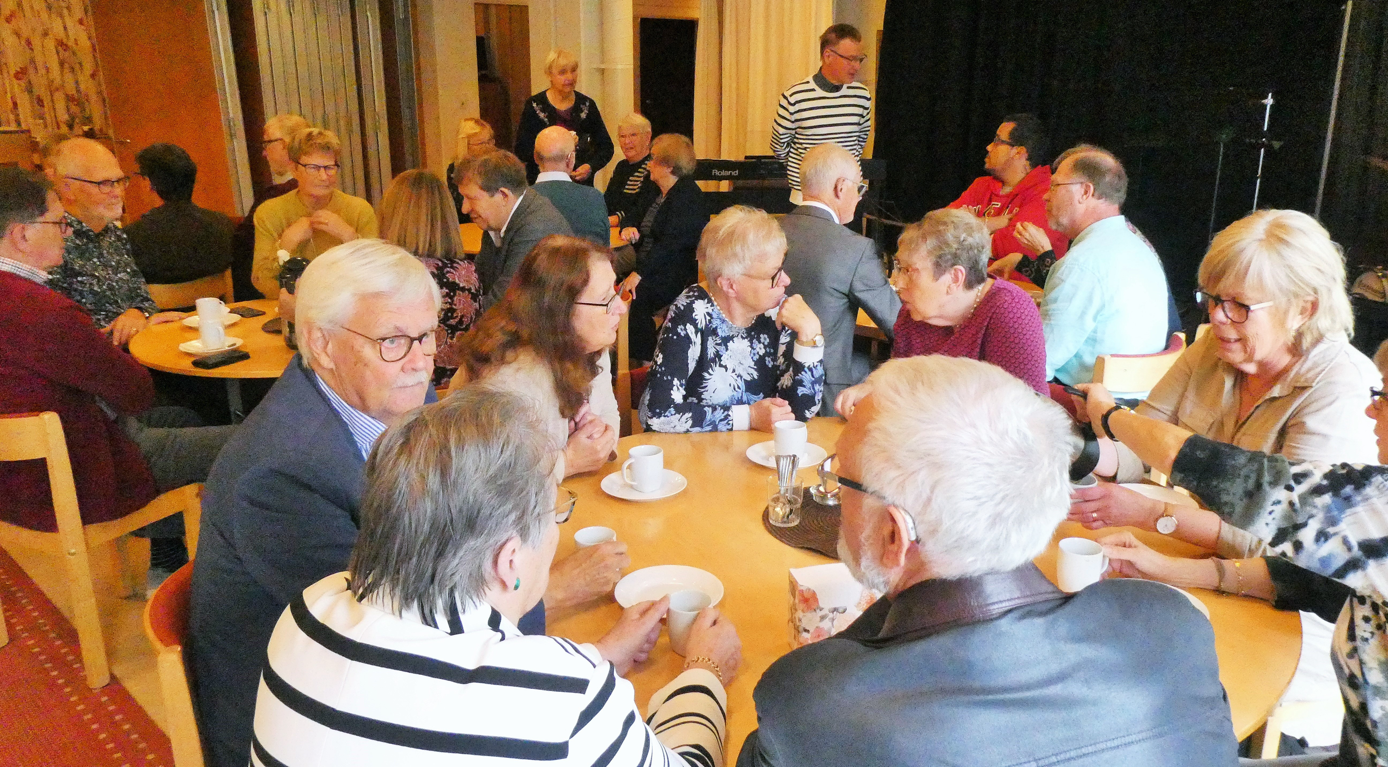 Första gudstjänsten sedan restriktionerna på grund av Coronapandemin. 3 Oktober 2021.