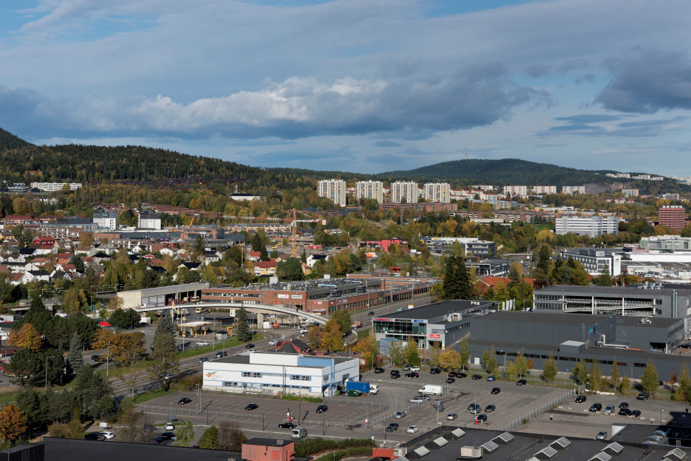 Utsikten er spektakulær fra toppen av tårnet.