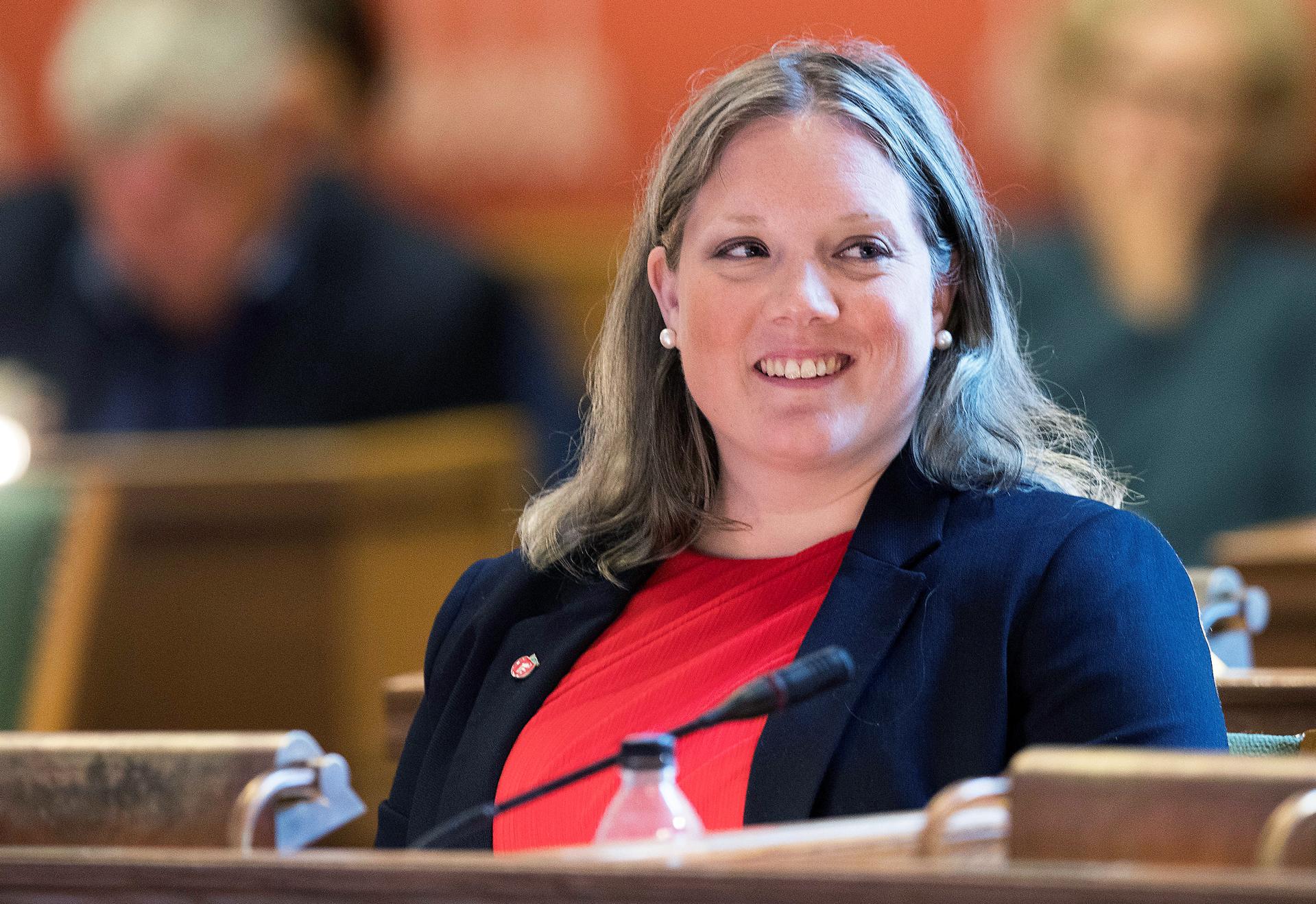 Sier nei: Alliansen går på tvers av regjering og byråd. Her ved Frps Aina Stenersen. FOTO: TERJE PEDERSEN/NTB SCANPIX