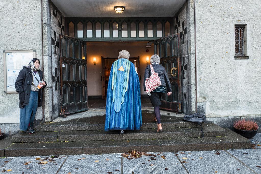 – Ingen går fortapt, skrev Tor B. Jørgensen, og blåste liv i en sovende teologisk debatt. Bildet er fra biskopens avskjedsgudstjeneste i Bodø domkirke.