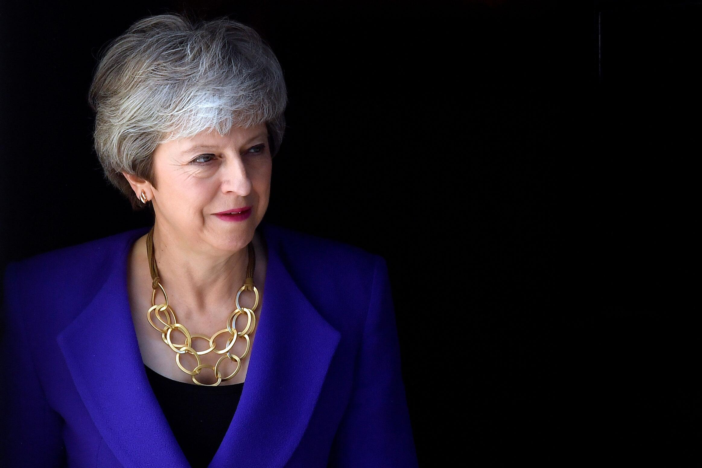 – Theresa May slutter