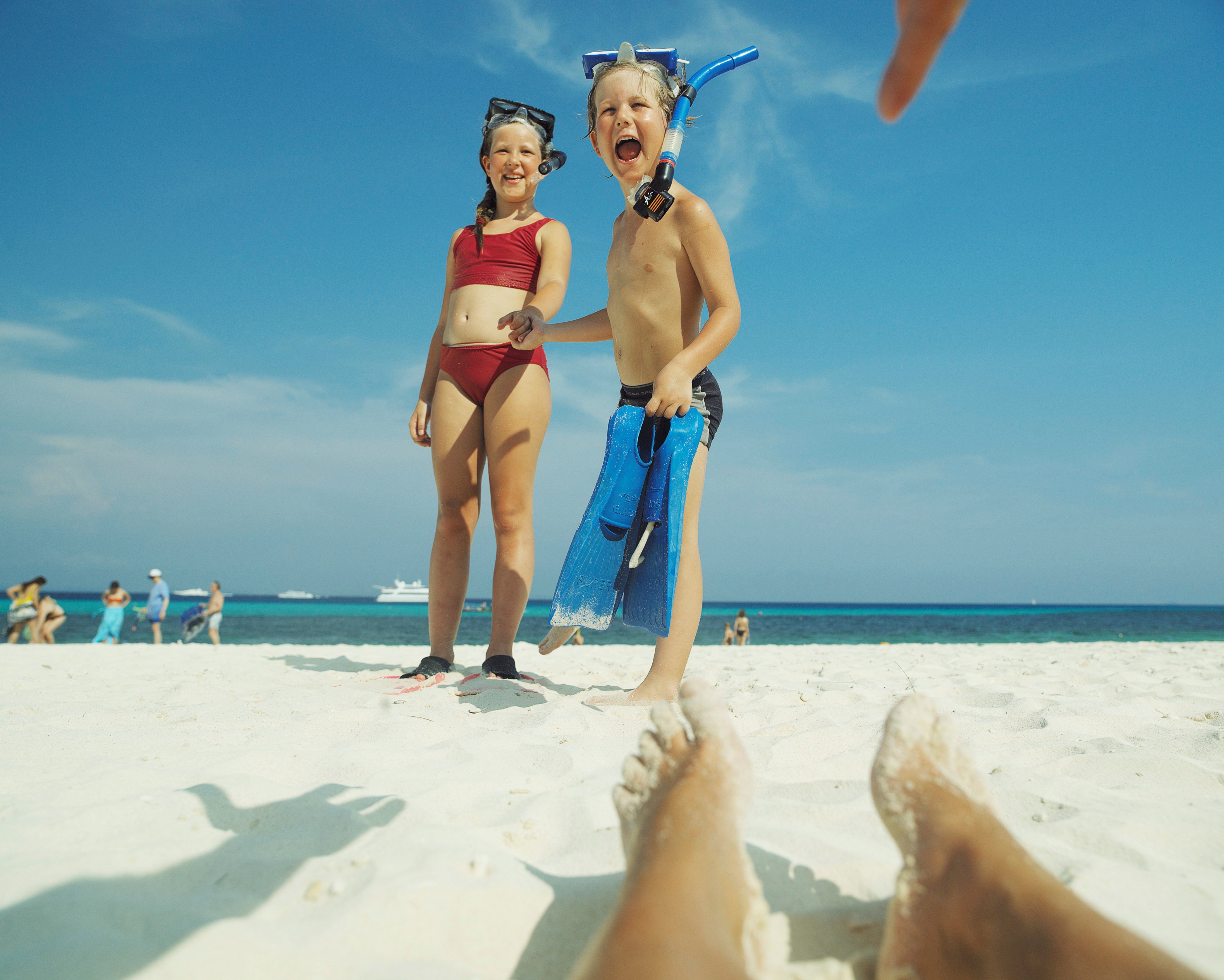 Thailand er et yndet reisemål for barnefamilier. 