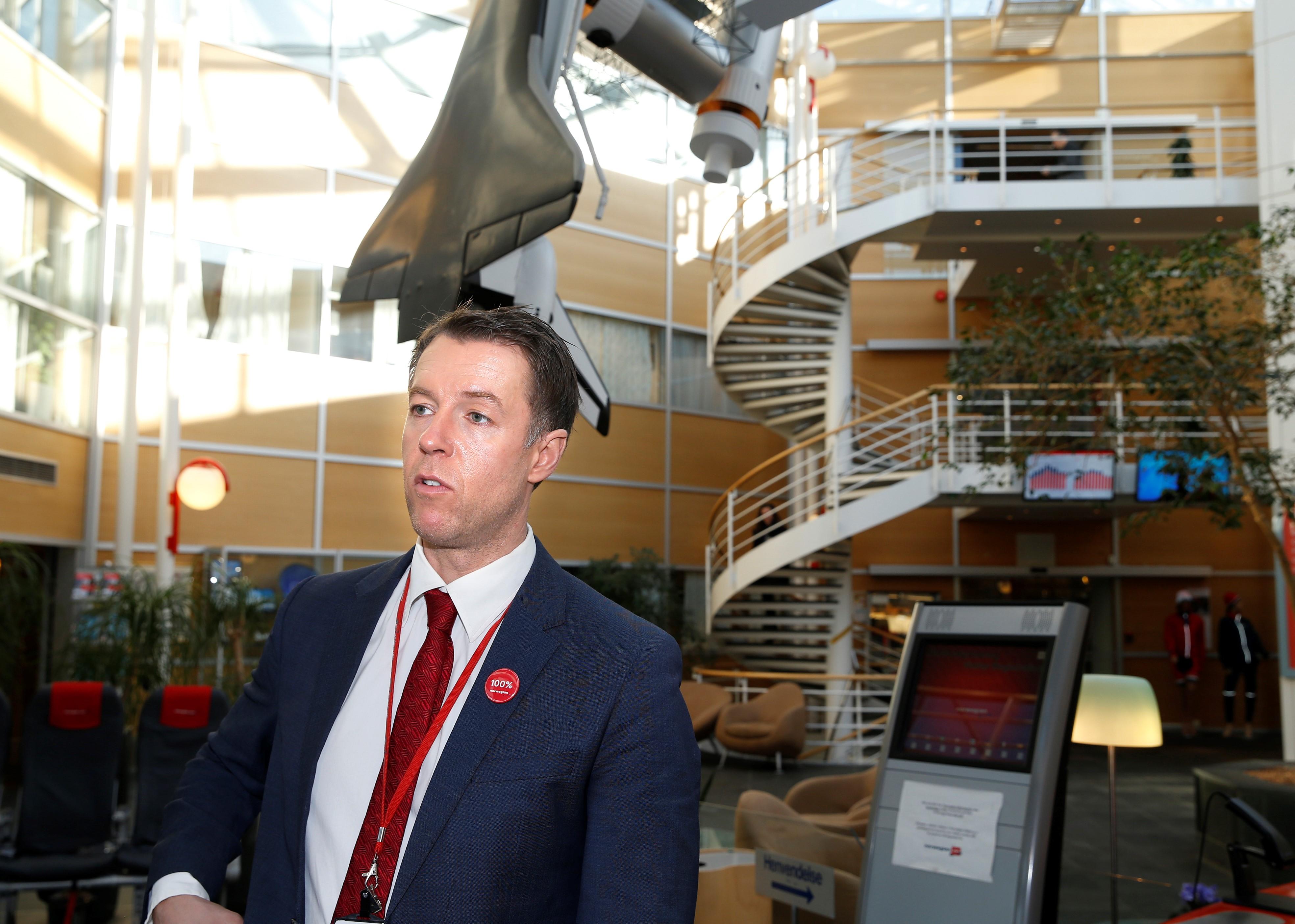 Oslo  20150306.
Lasse Sandaker-Nielsen håper parten i Norwegian konflikten kommer til enighet.
Foto: Terje Pedersen / NTB scanpix