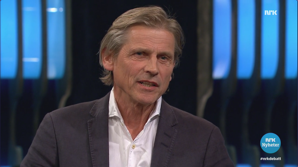 DEBATTEN: Einar C. Salvesen deltok på Debatten på NRK i 2016 etter internasjonale protester mot norsk barnevern.