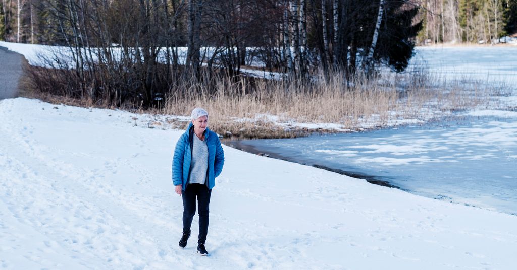 Stive lunger trenger å røre seg, og det har blitt en del (rolige) runder rundt Nordbytjernet det siste året for Berith Lykseth.

Erlend Angelo