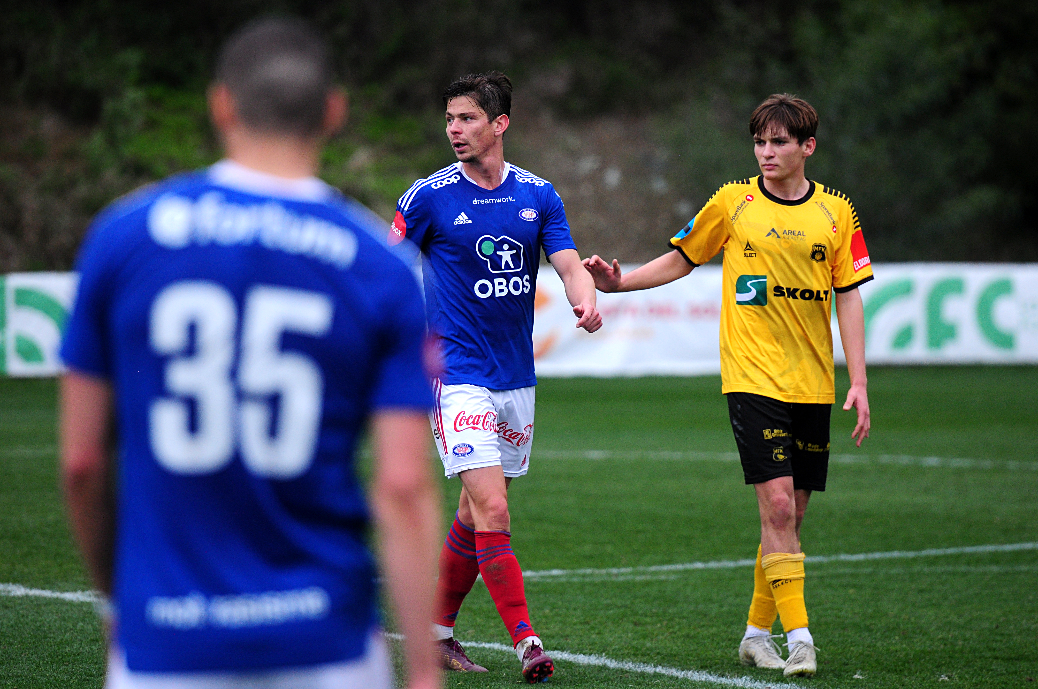 Torgeir Børven var sentral da Vålerenga tok ledelsen mot Moss i Marbella fredag.