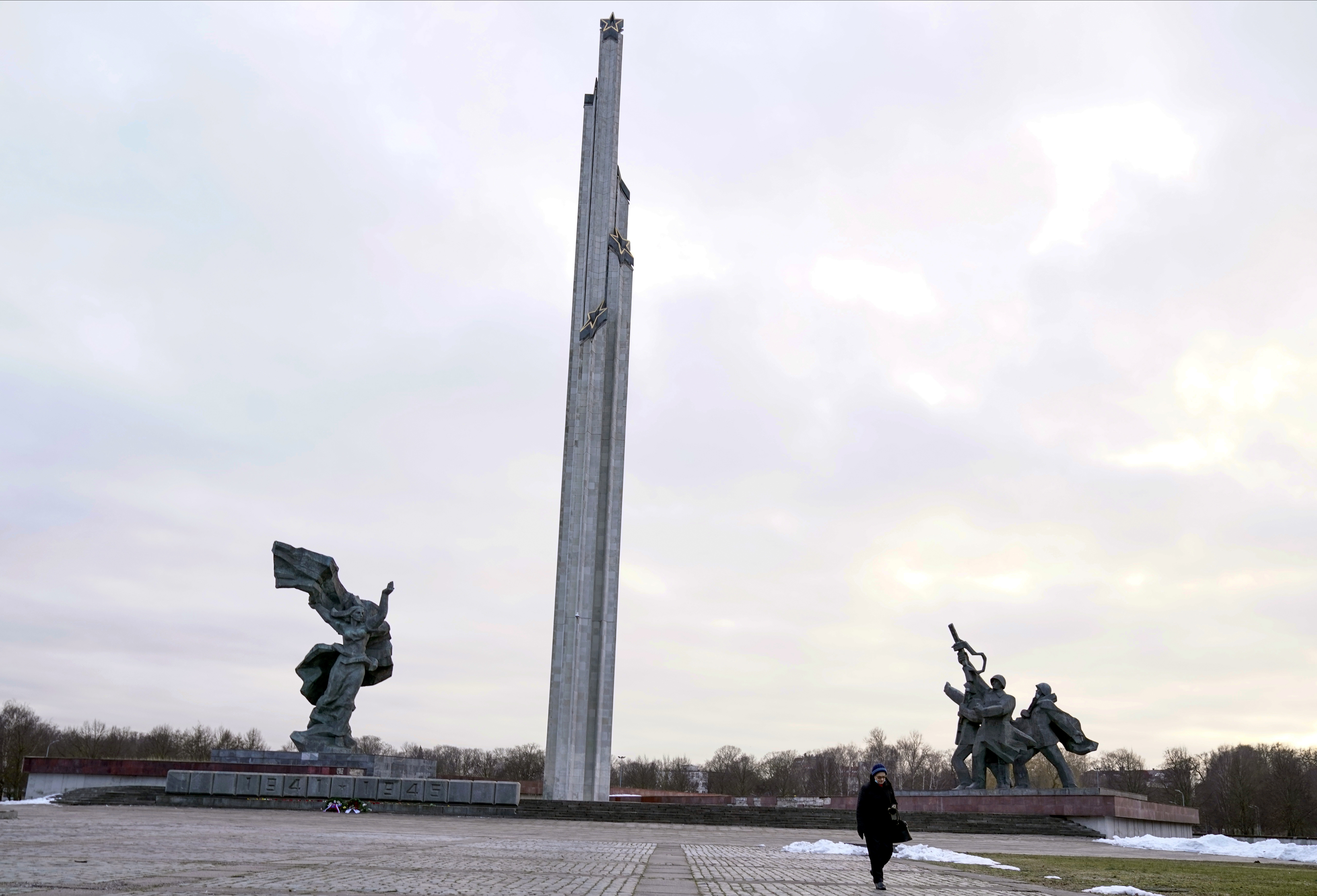 Latvia fjernet monument fra sovjettiden