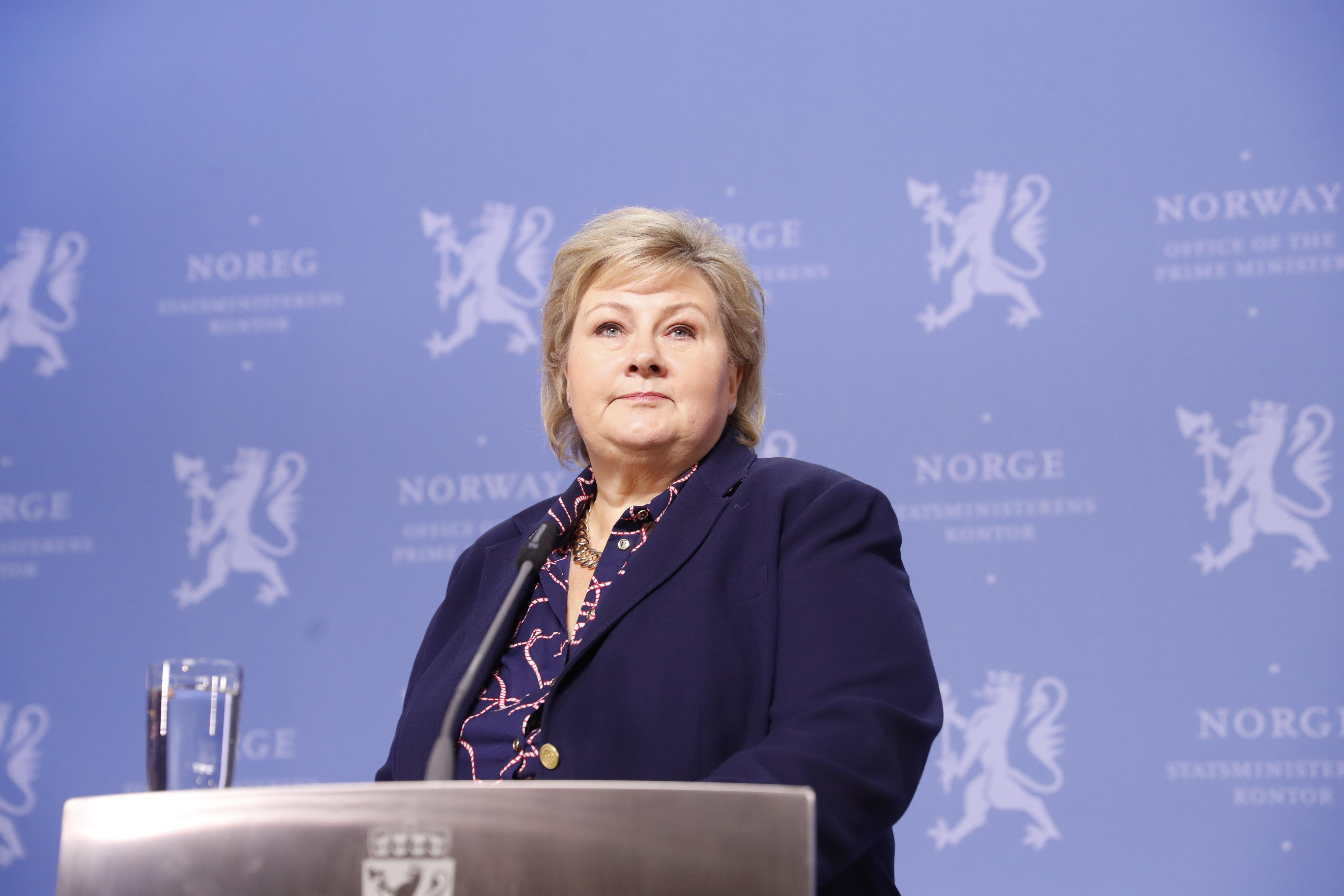 Erna Solberg: – Hadde foretrukket om Frp ble i regjering