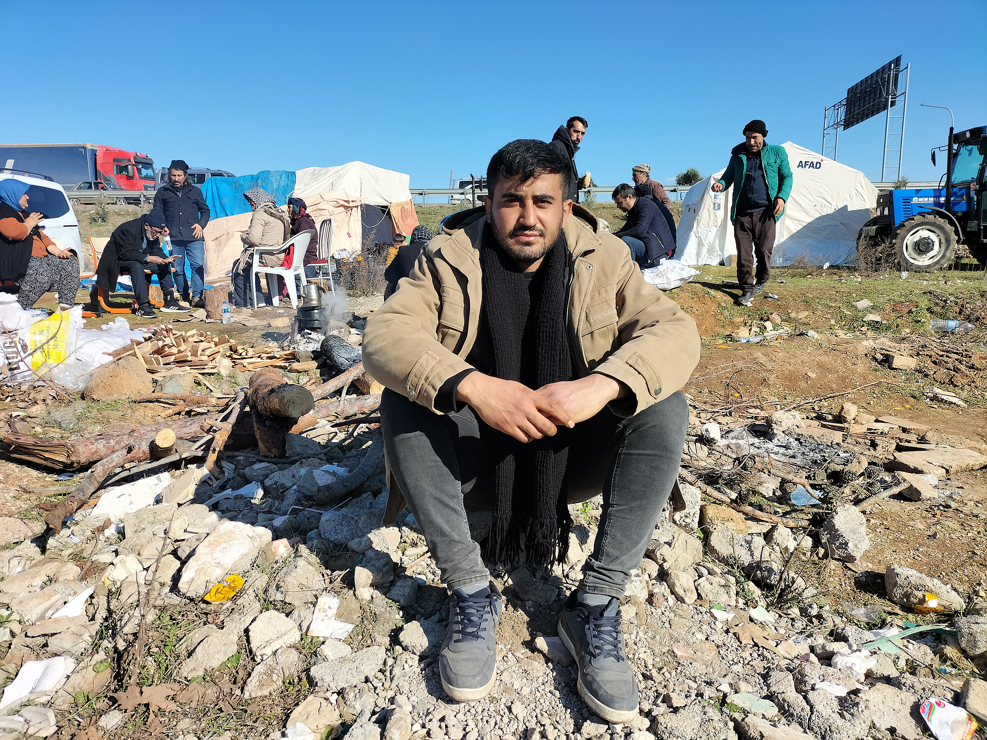 Furkan Koyuncu, na quinta-feira na cidade turca de Islahiye.