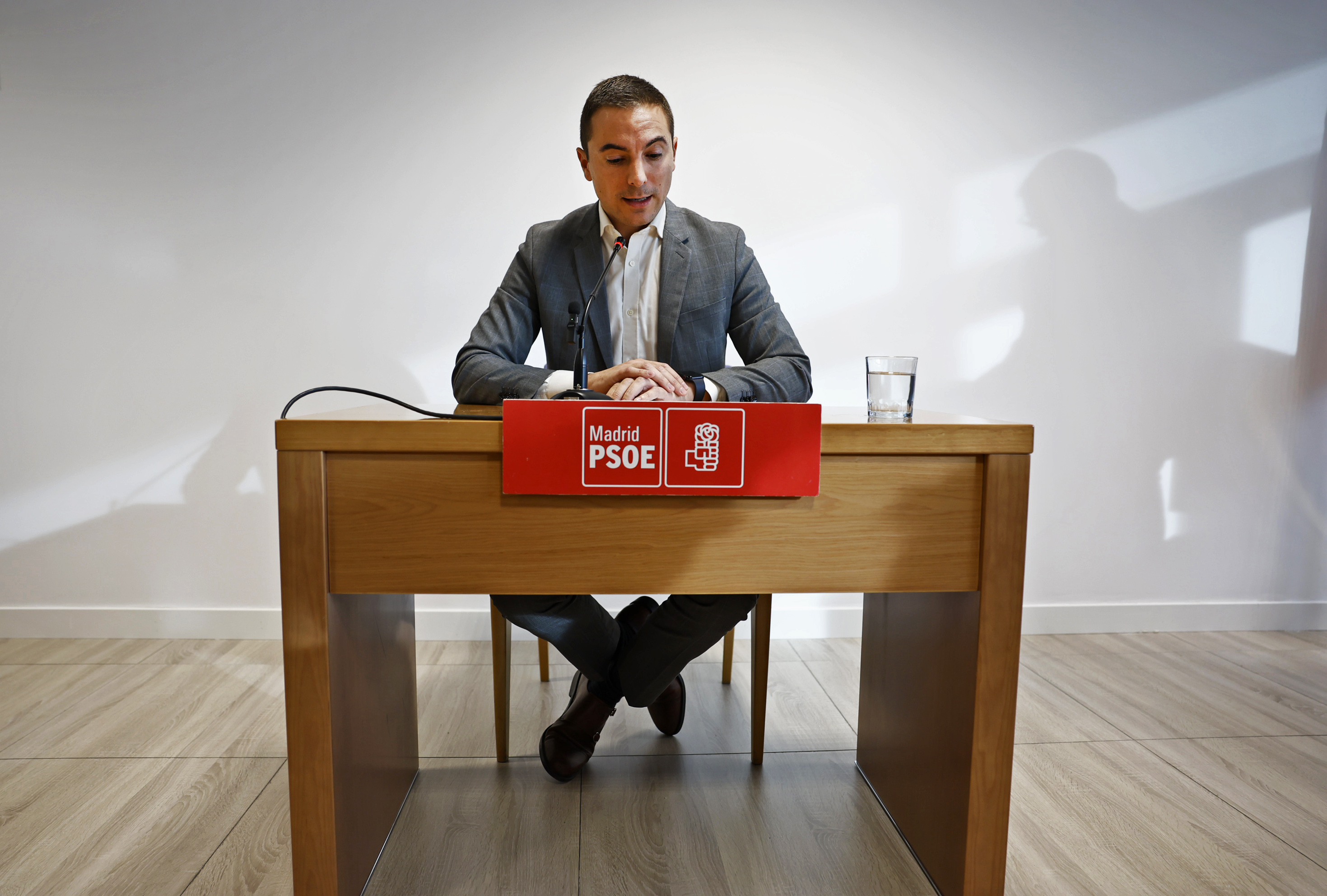  El secretario general del PSM, Juan Lobato, 