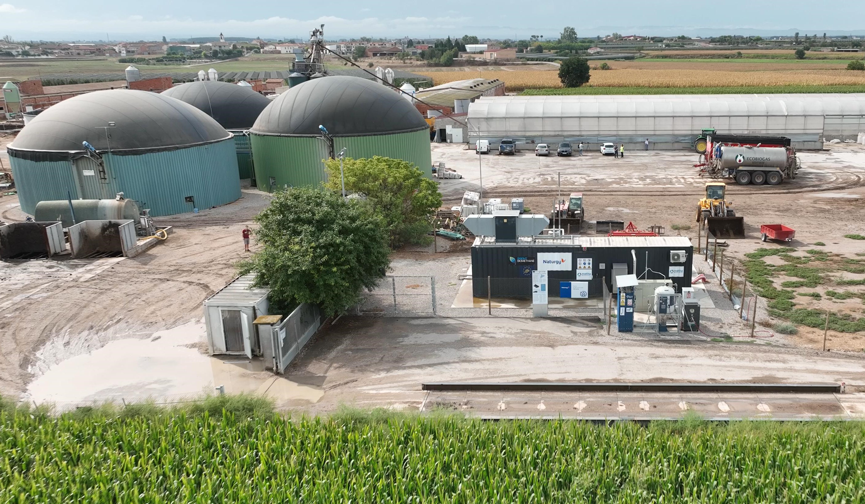 Planta de generación de biometano en Vila-sana (Lleida).