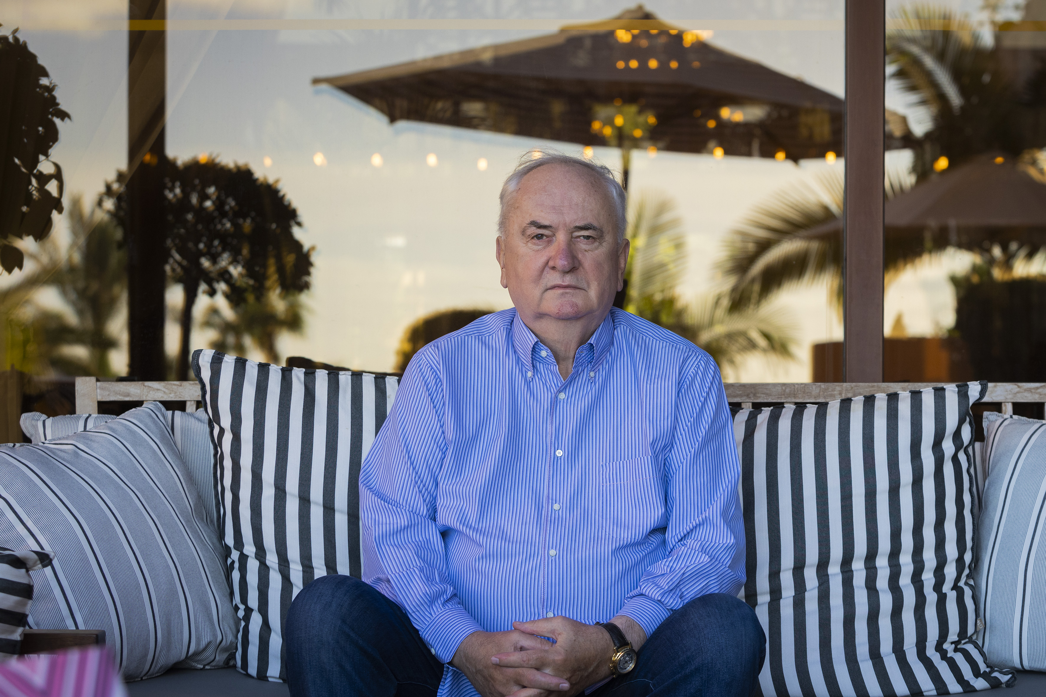 Bozidar Maljkovic, este miércoles en el hotel Kempinski, en Estepona.