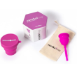 Copa menstrual de vaciado fácil