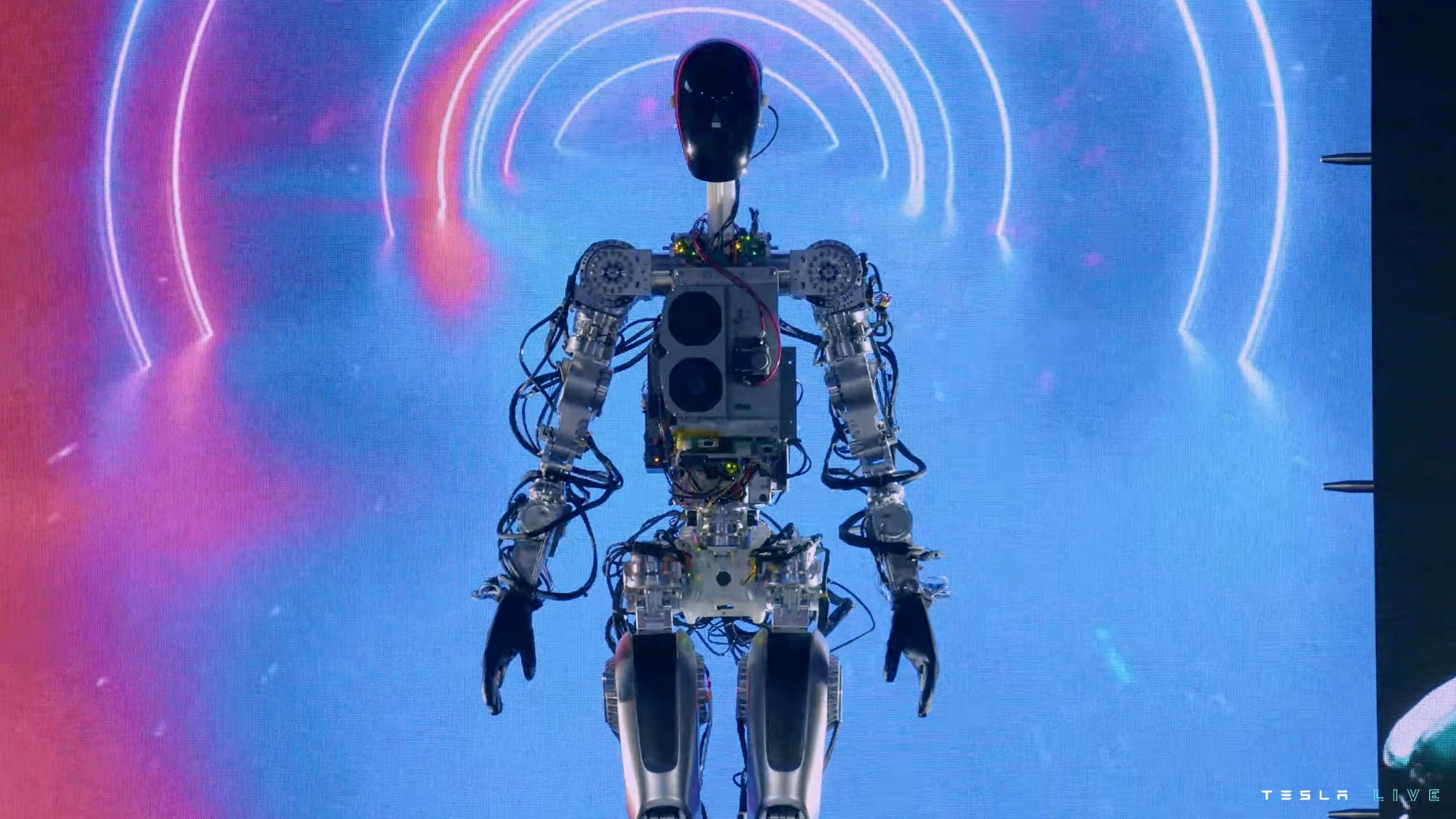Økonomi klint Antipoison Elon Musk: Meet Optimus, Tesla's humanoid robot | Economy and Business | EL  PAÍS English