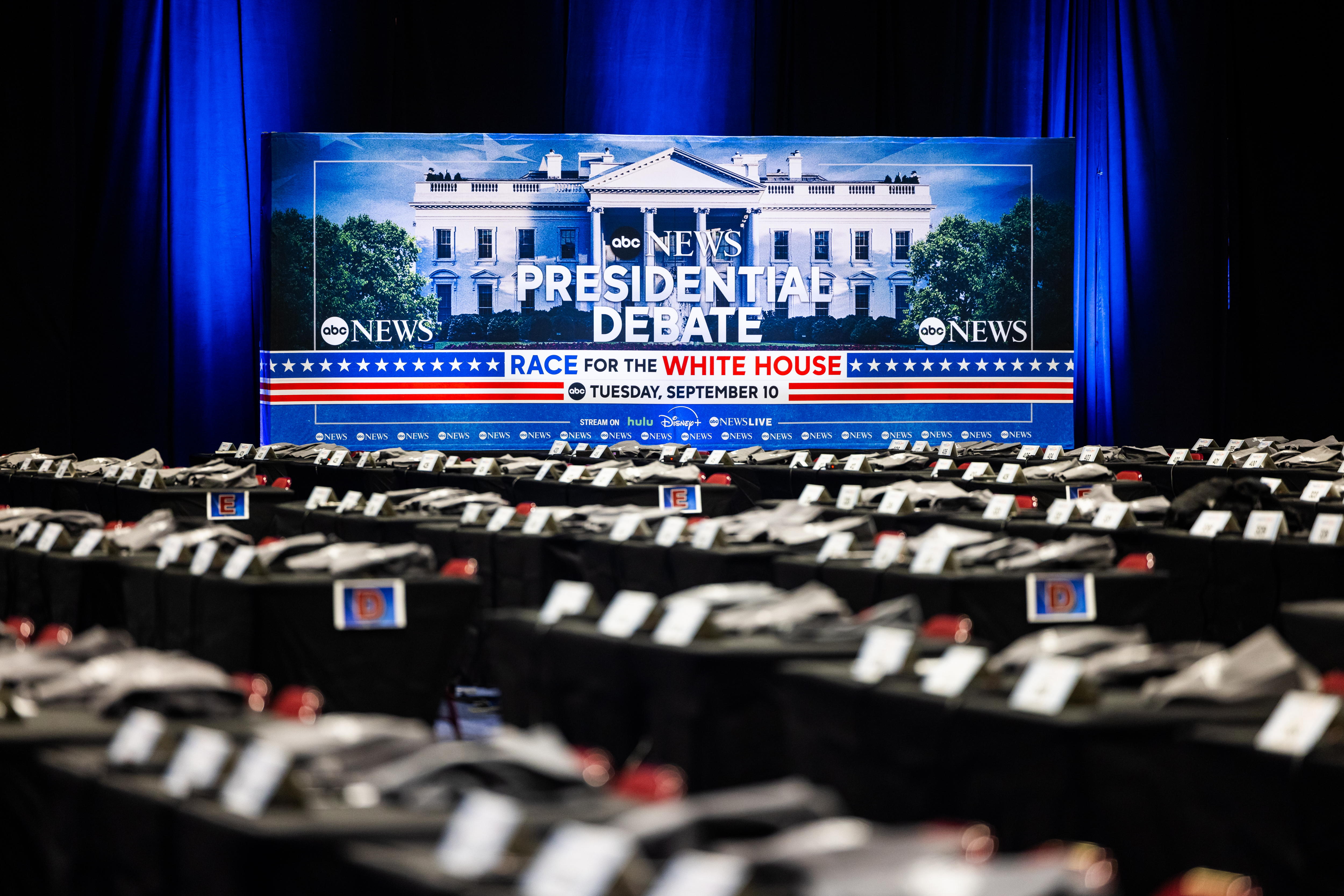 Bienvenidos al debate entre Donald Trump y Kamala Harris en Filadelfia