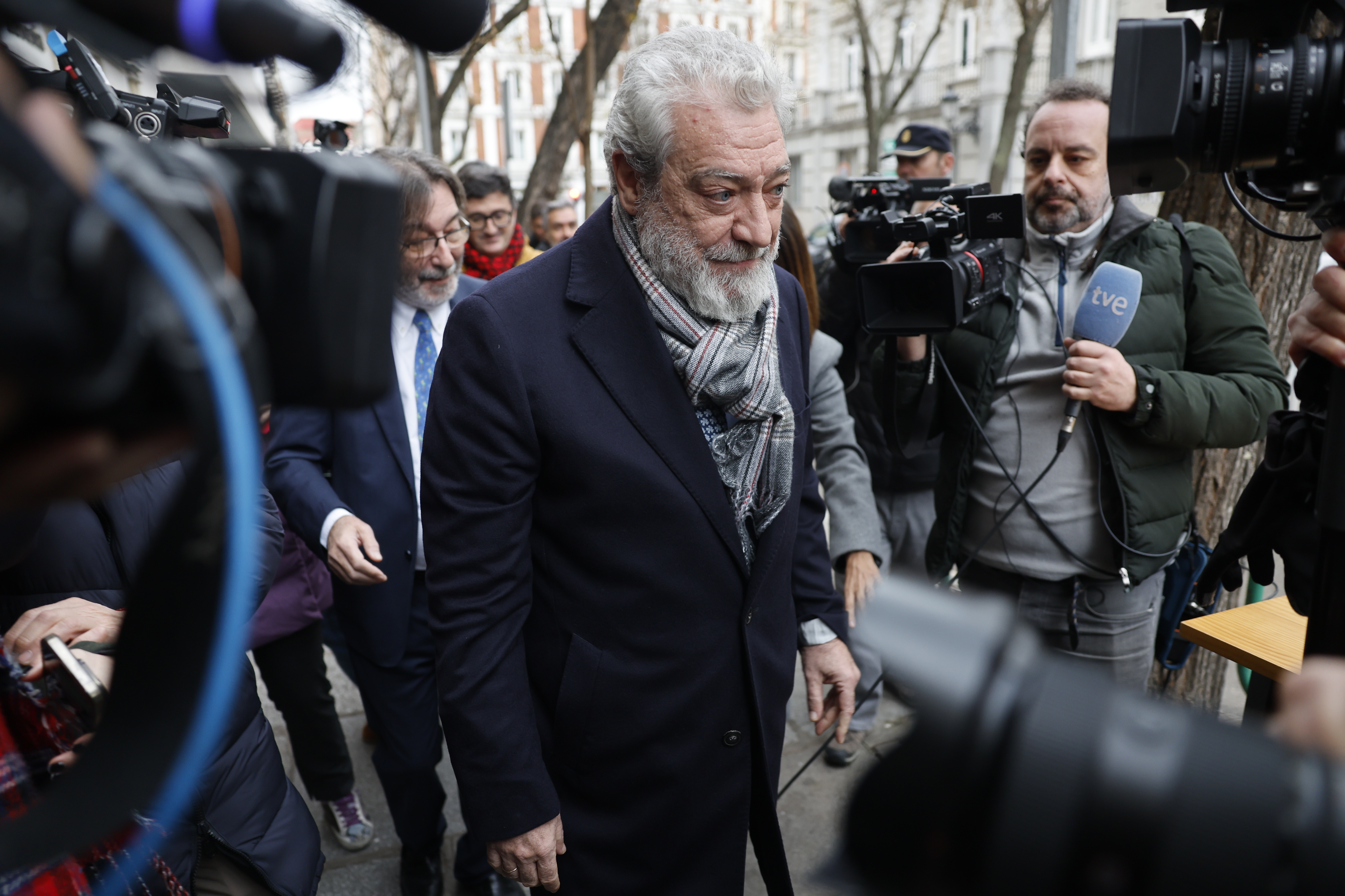 El director de gabinete de la presidenta de la Comunidad de Madrid, Miguel Ángel Rodríguez, a su llegada este miércoles al Tribunal Supremo, en Madrid.