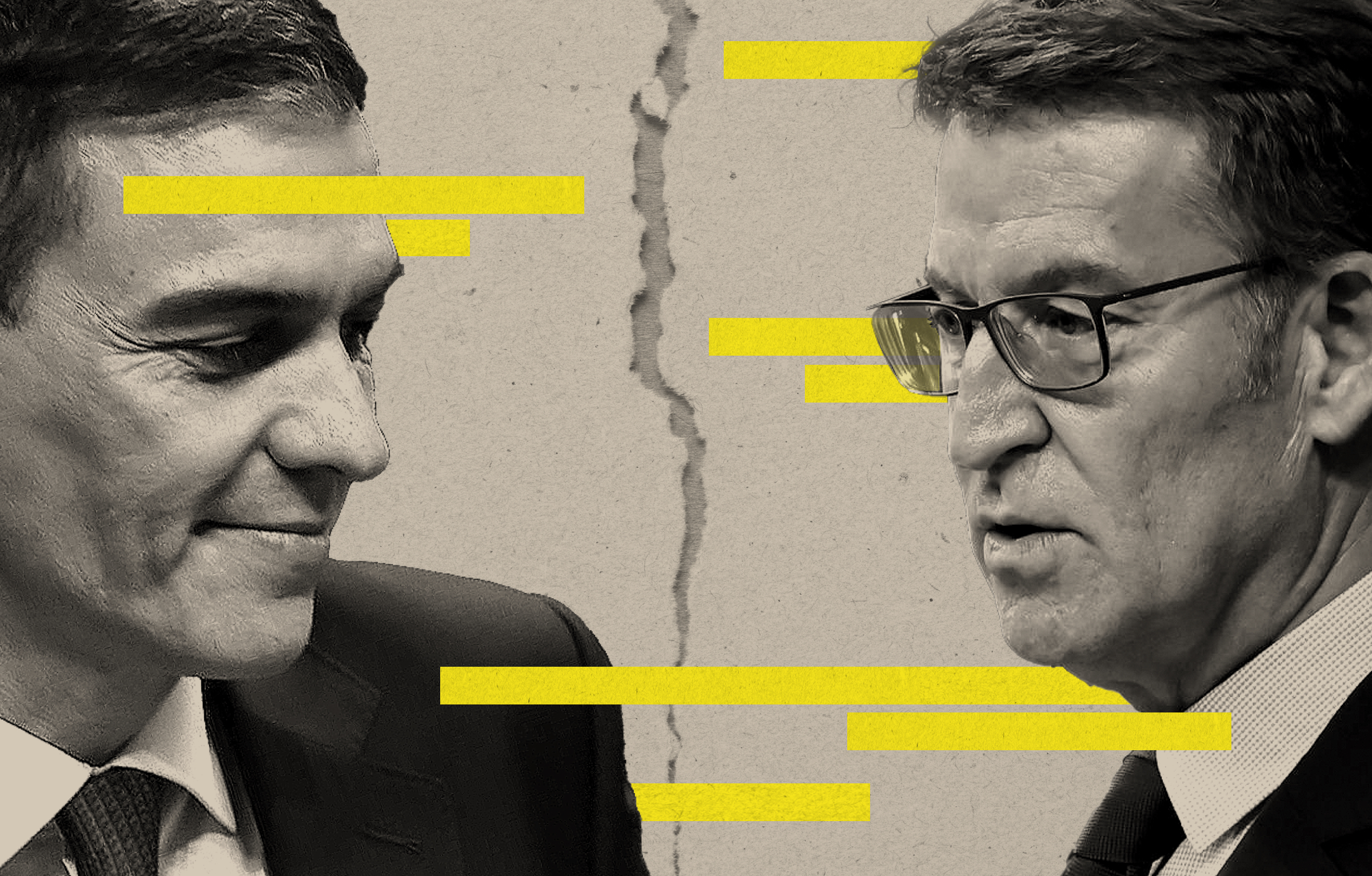 Radiografía de los discursos de Sánchez y Feijóo: contradicciones y mensajes entre líneas del ensayo general de la legislatura más bronca