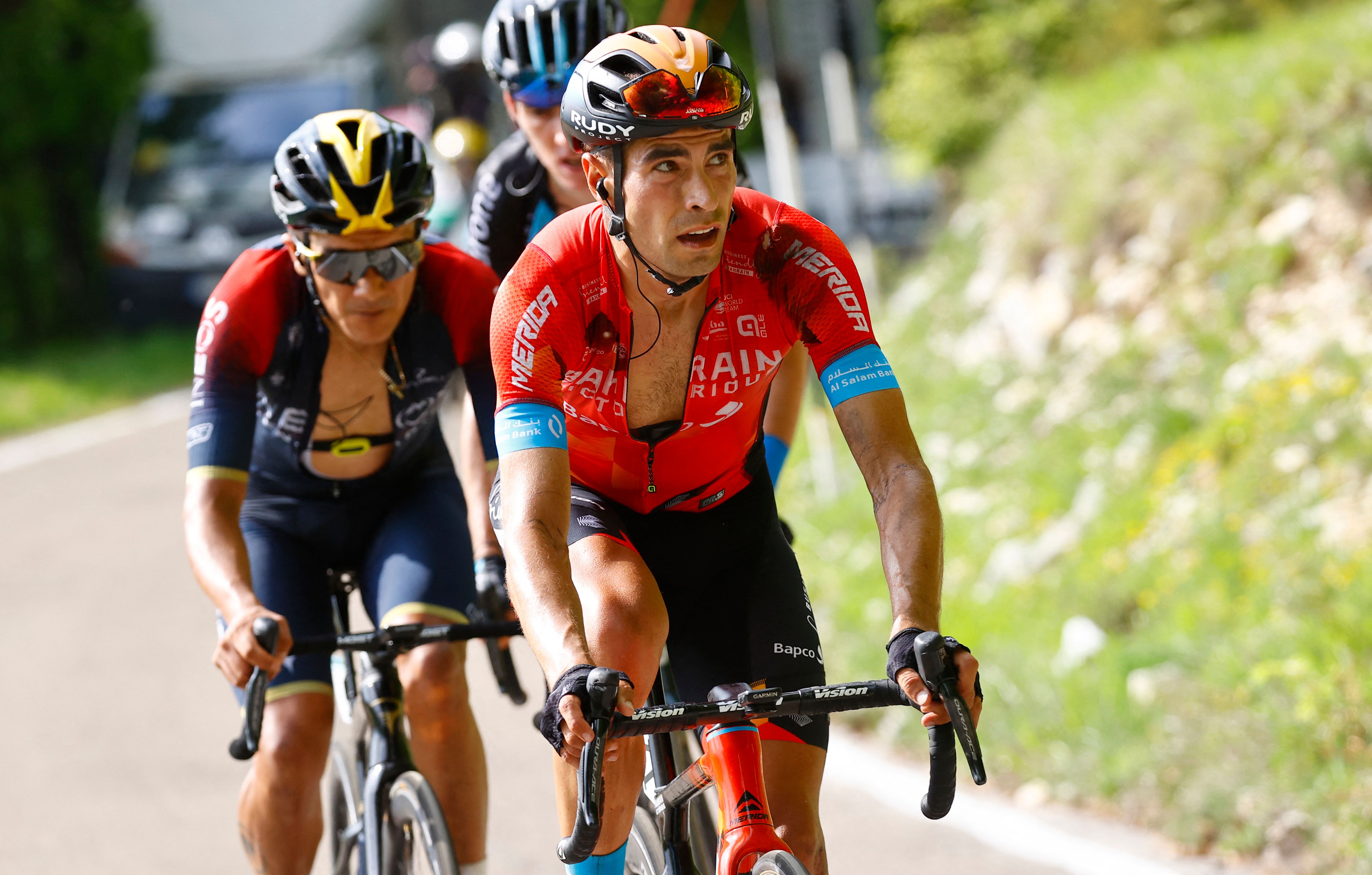 Landa afronta la semana decisiva del Giro de Italia con el recuerdo de la pájara de Indurain camino de Aprica