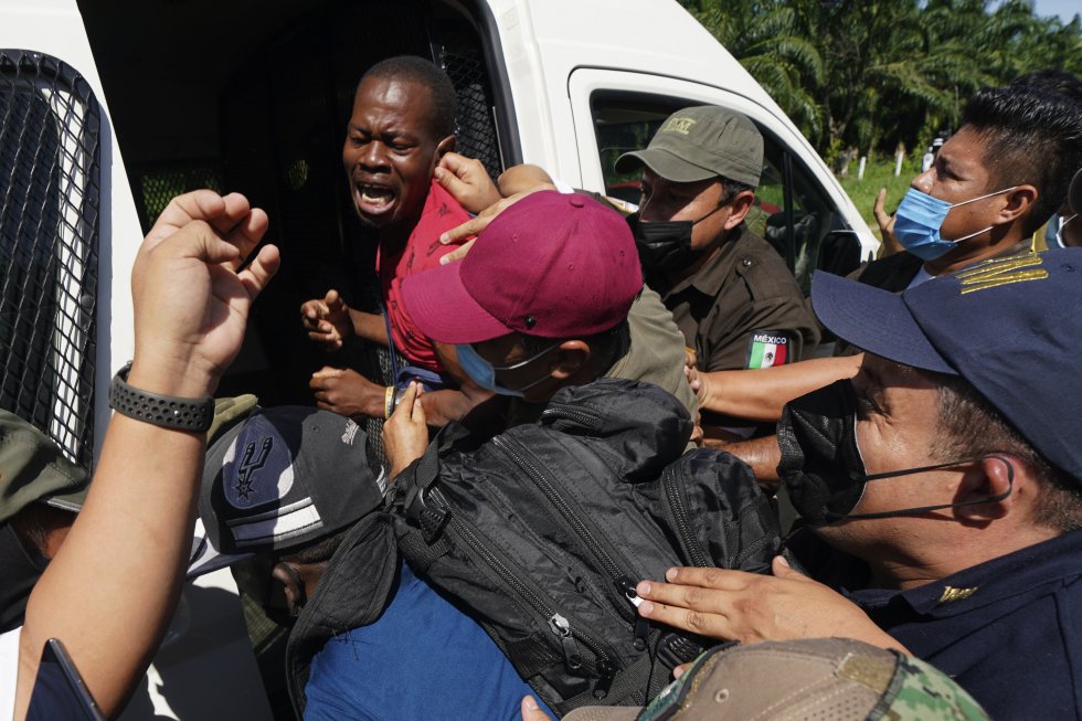 El violento operativo en M xico para frenar la caravana migrante