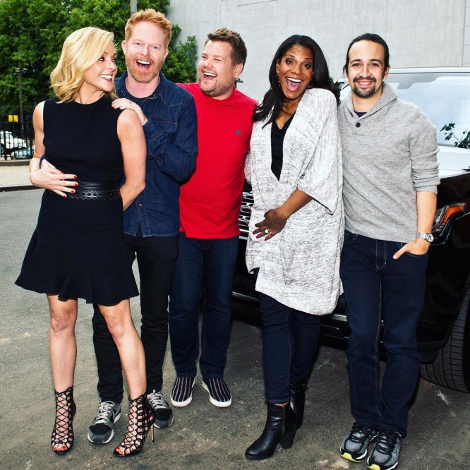 James corden carpool online karaoke hamilton