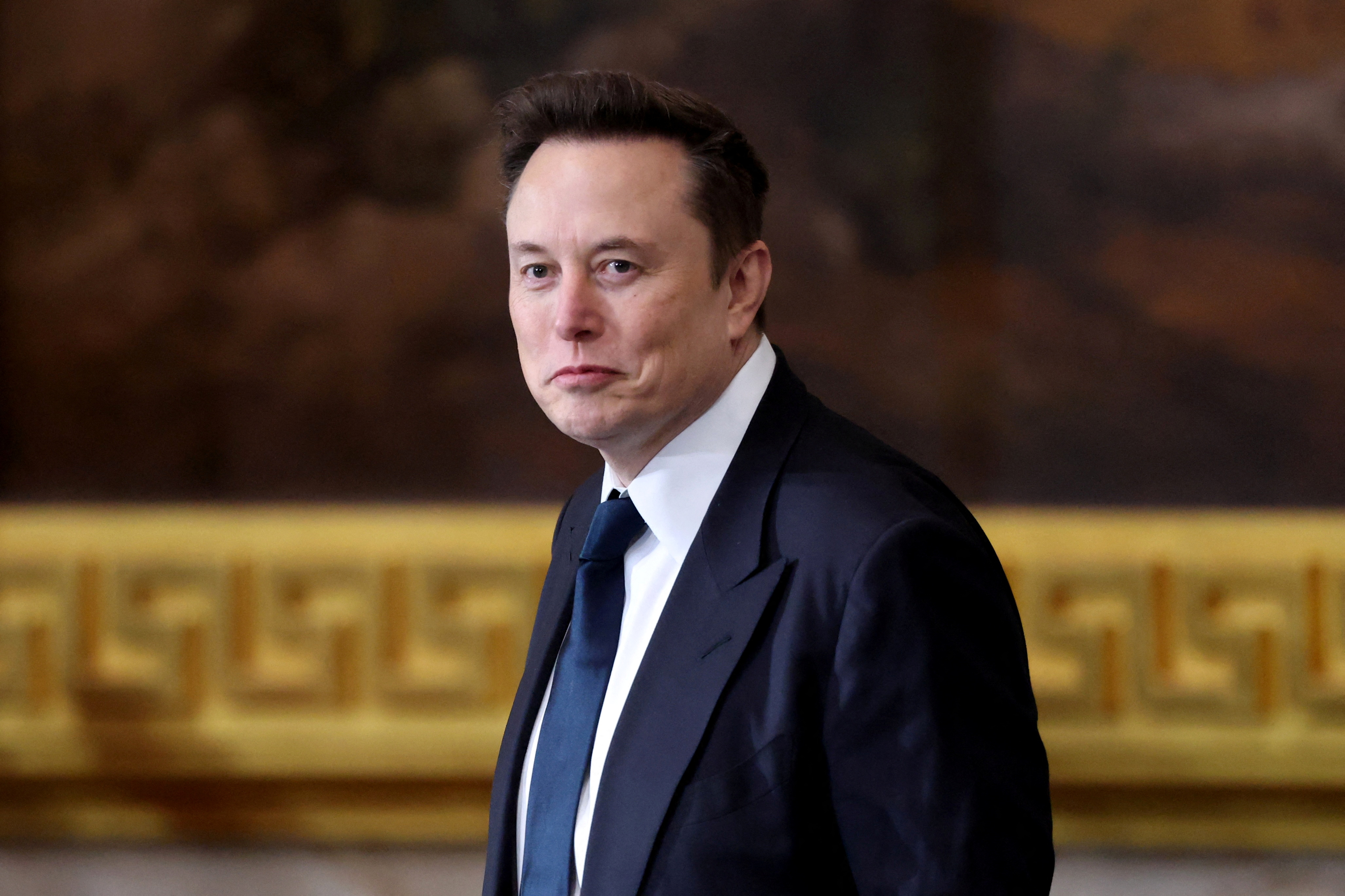 Elon Musk, en la toma de posesión de Donald Trump.