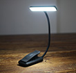 Lámpara LED de lectura con pinza recargable