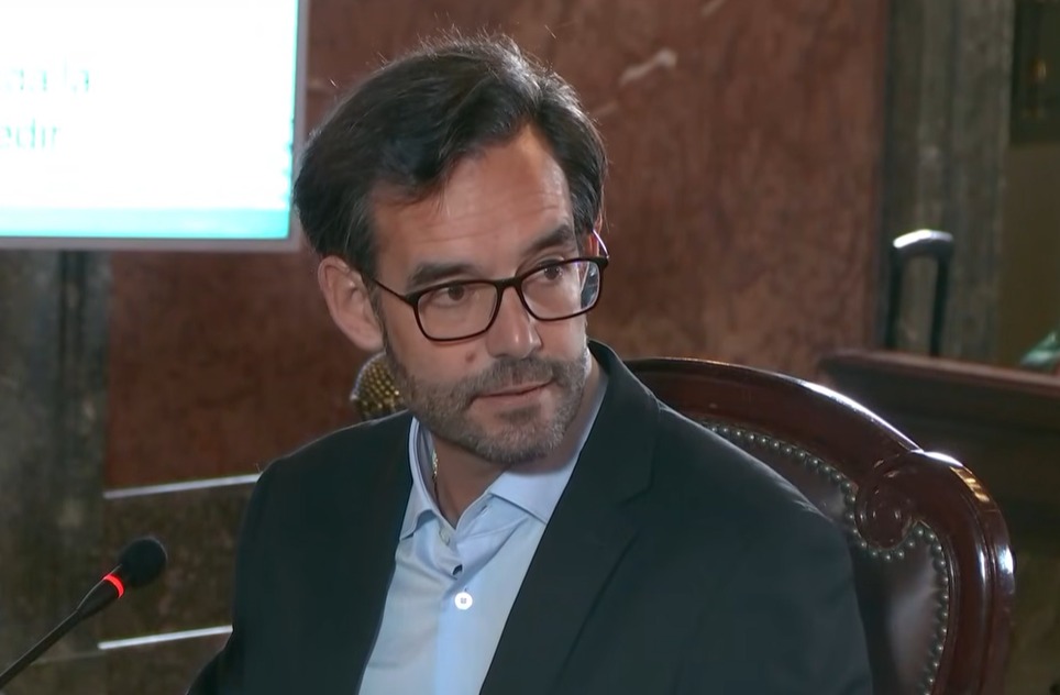 Juan José Mateo,  durante el juicio. 