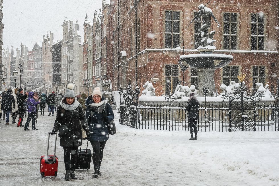 La ola de frío y nieve que azota a Europa, en fotos