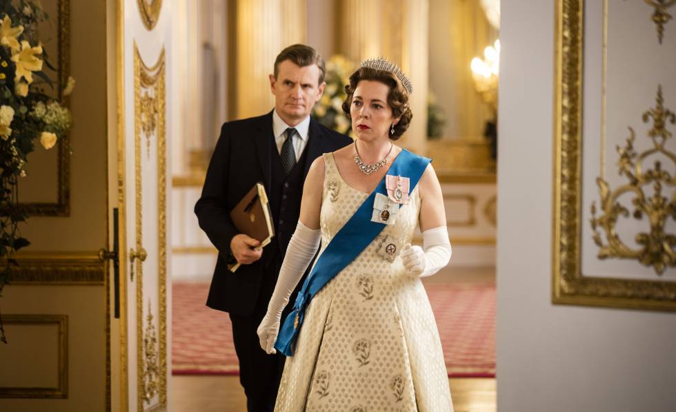 Olivia Colman, na terceira temporada de 'The Crown'.