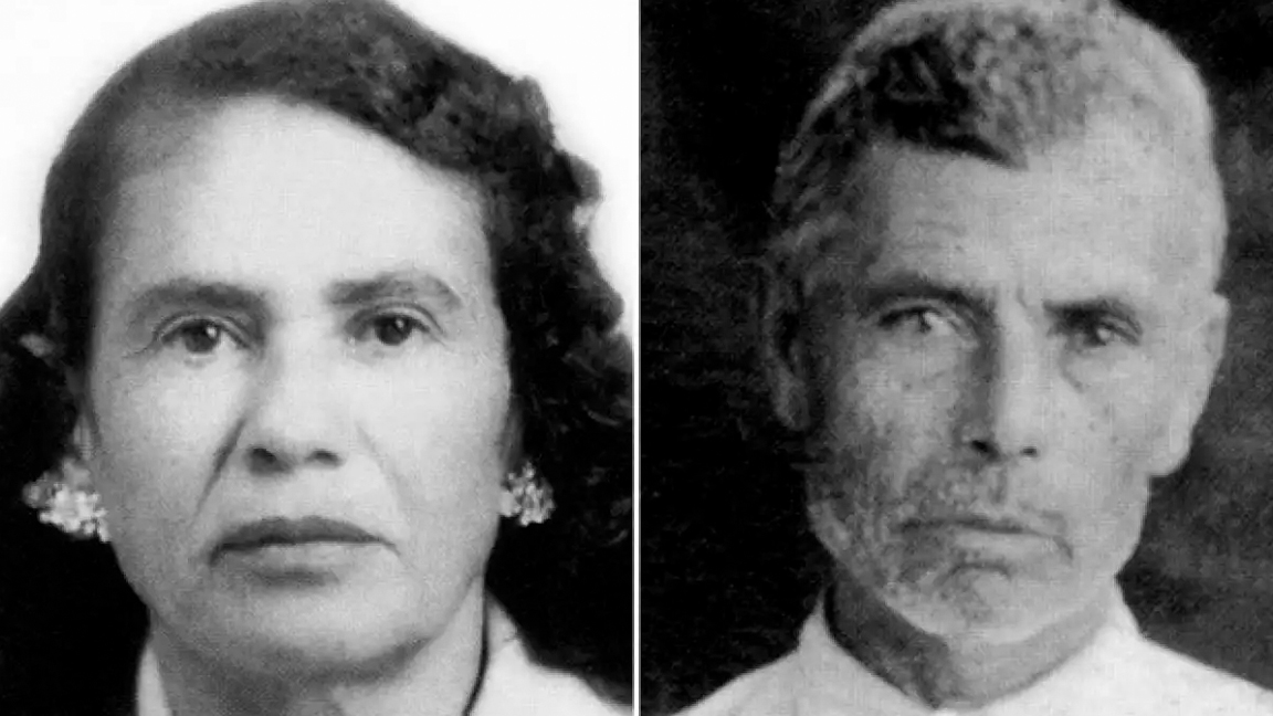 Los padres de Juan Gabriel. Victoria Valadez y Gabriel Aguilera.