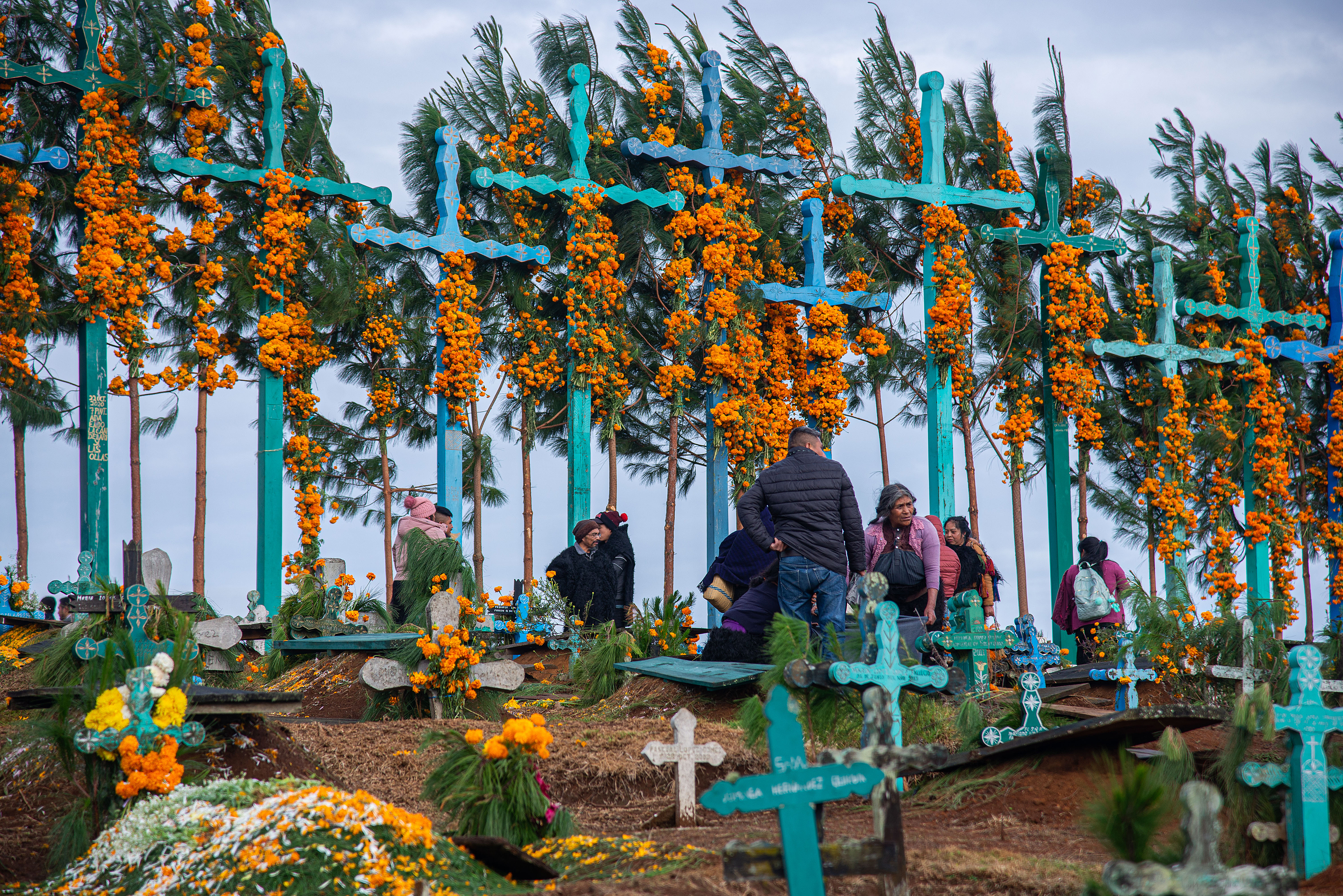 Entre velas, cempasúchil y papel picado: las imágenes de las celebraciones  del Día de Muertos en México, Fotos