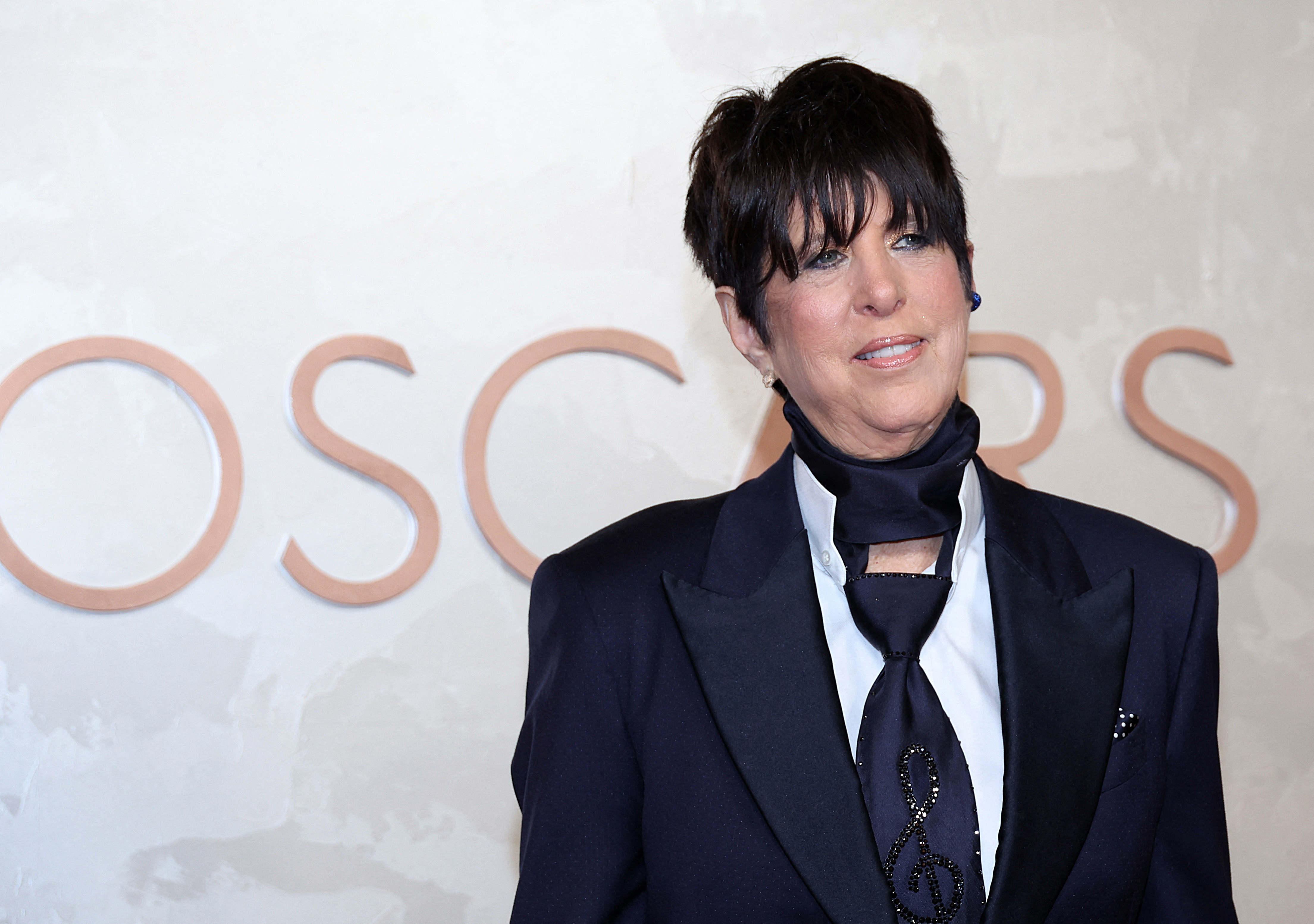 Diane Warren poses on the red carpet during the Oscars arrivals at the 97th Academy Awards in Hollywood, Los Angeles, California, U.S., March 2, 2025. REUTERS/Aude Guerrucci