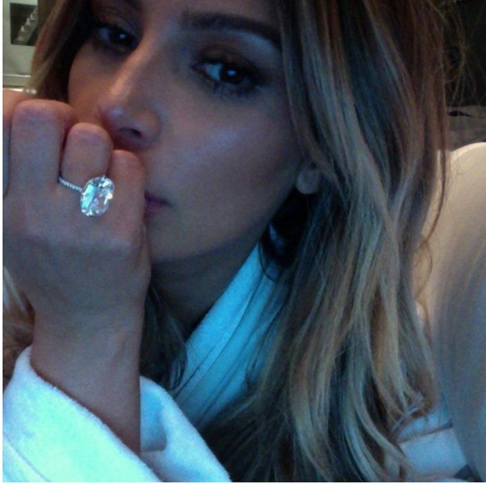 Anillo de matrimonio discount de kim kardashian