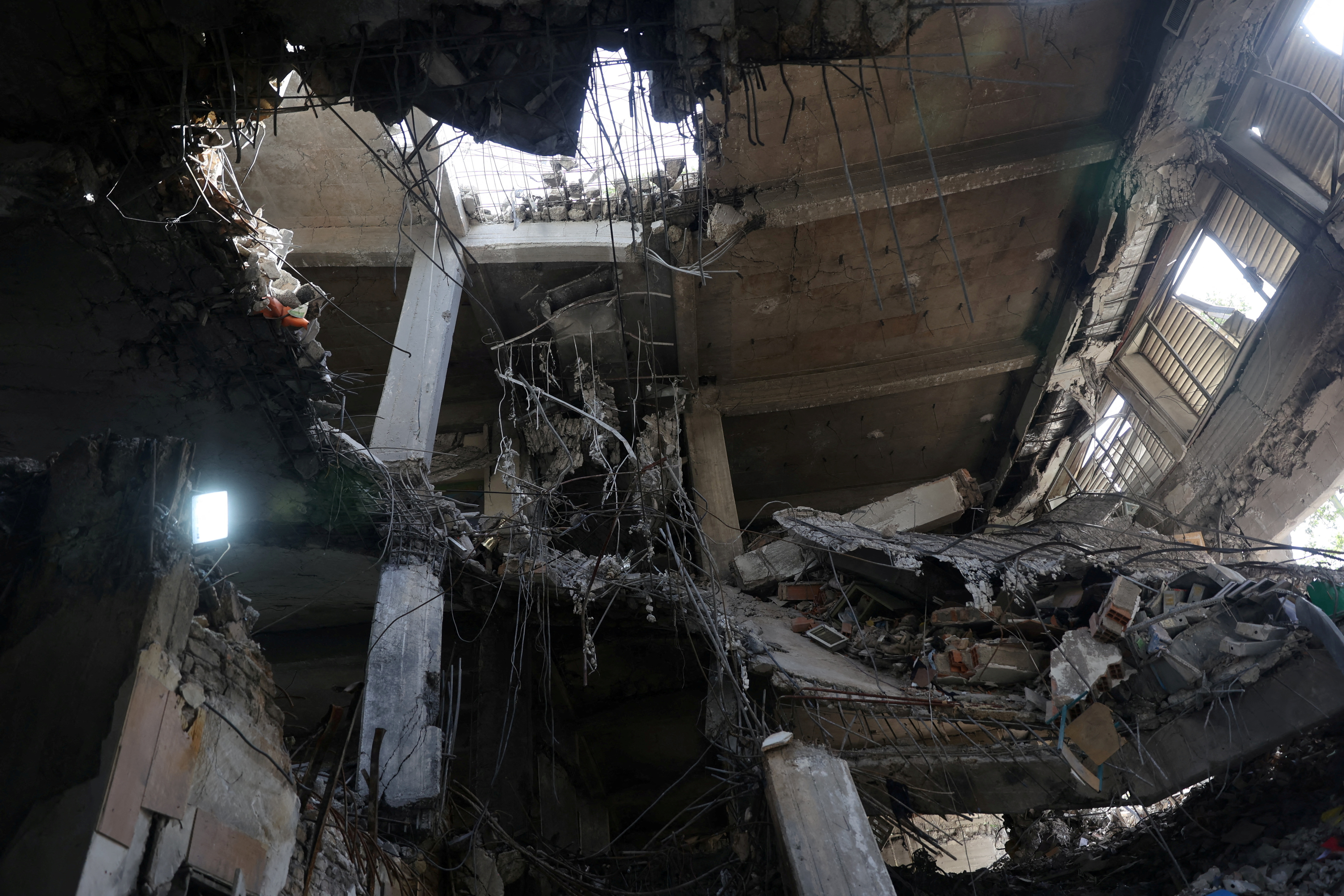 FILE PHOTO: A view shows the aftermath of an Israeli strike on Evin Prison that took place on June 23, after the ceasefire between Israel and Iran, in Tehran, Iran, June 29, 2025. Majid Asgaripour/WANA (West Asia News Agency) via REUTERS   ATTENTION EDITORS - THIS PICTURE WAS PROVIDED BY A THIRD PARTY/File Photo