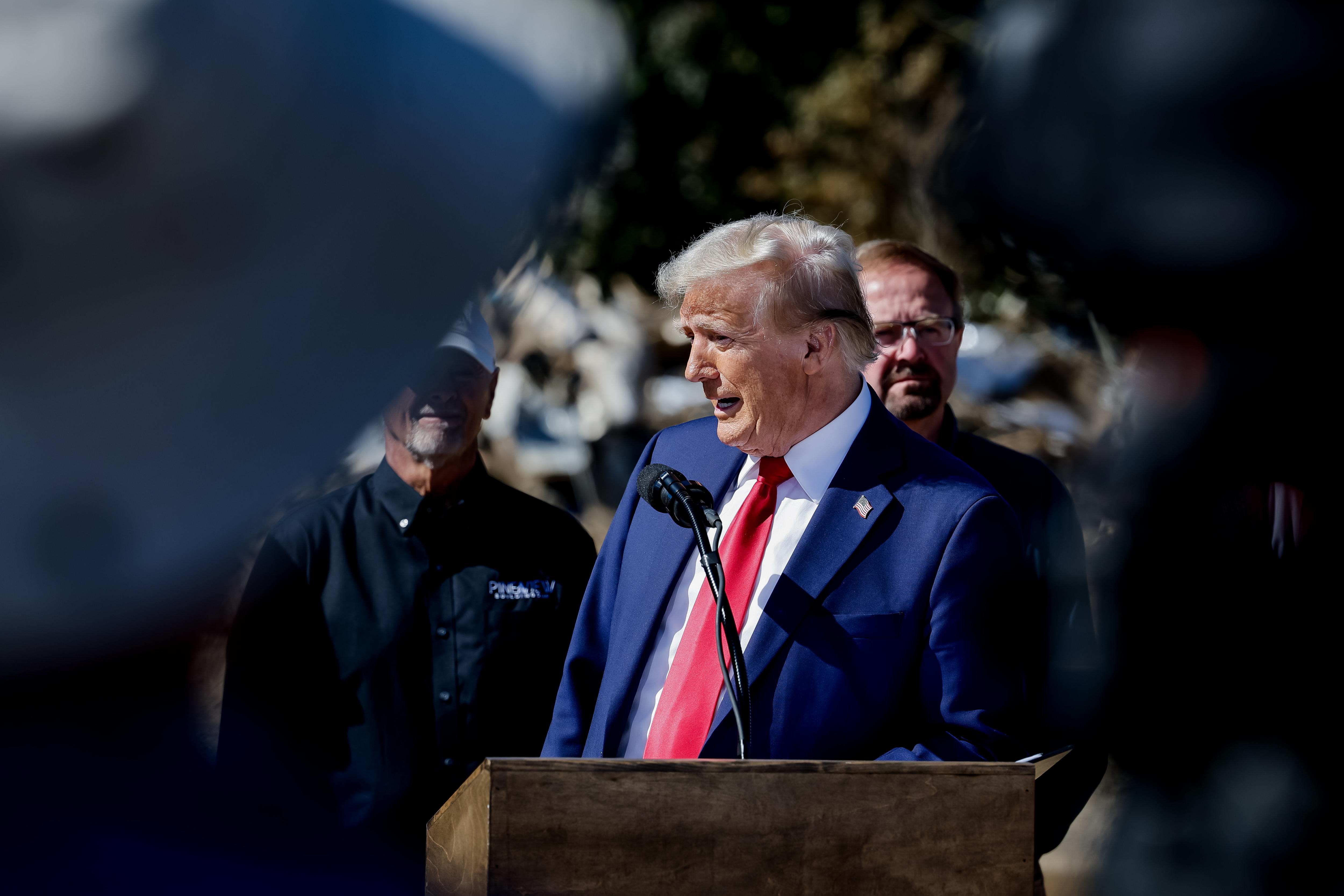 El exvicepresidente Donald Trump