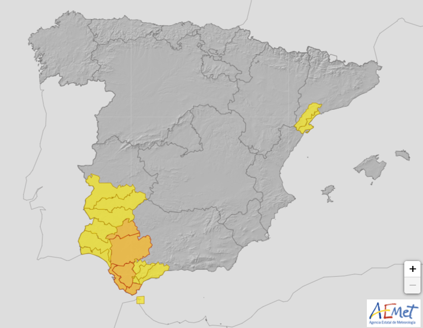 La AEMET modera la alerta en Cádiz y descarta ya riesgos extremos por el temporal 