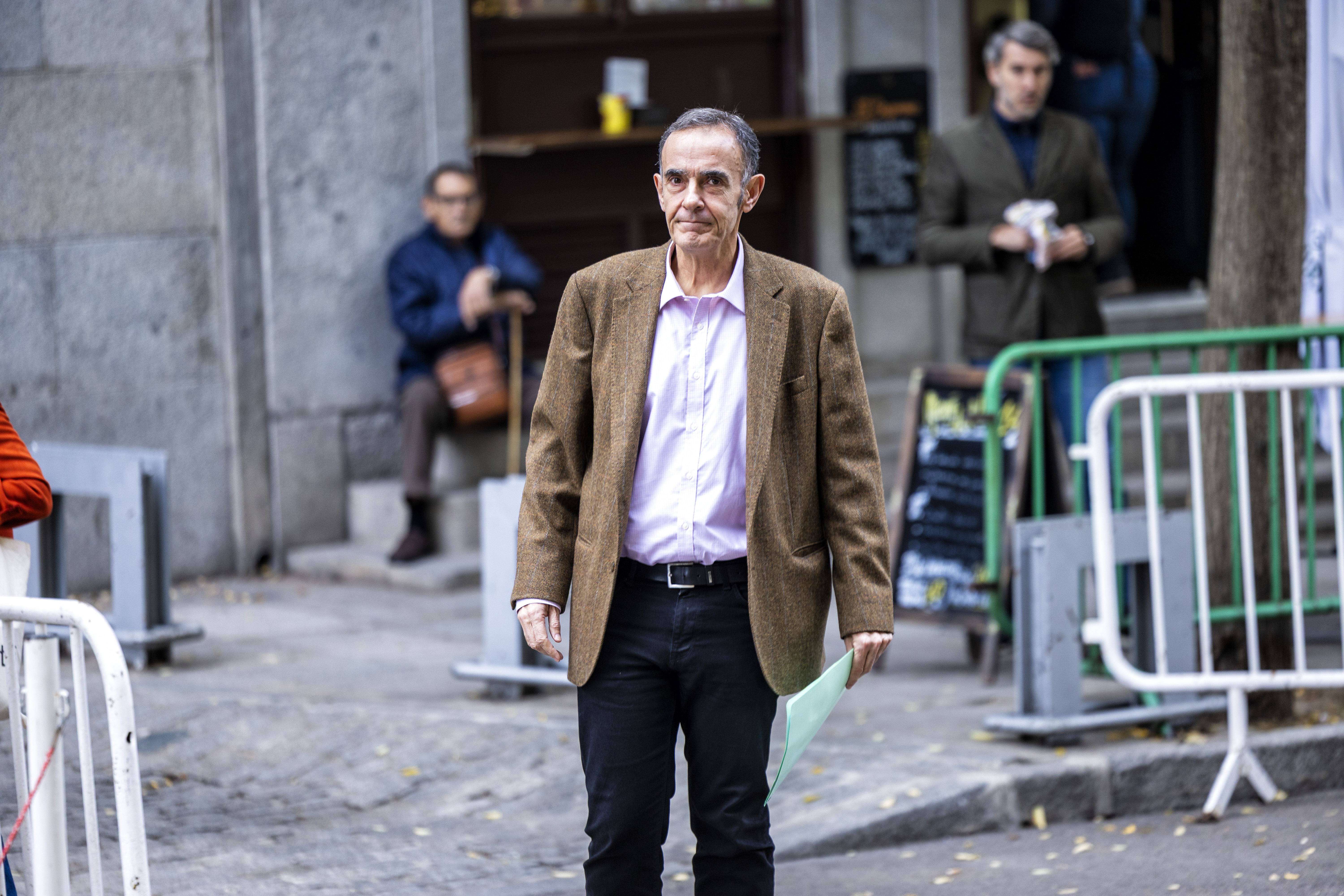 Íñigo Corral, este martes a su llegada al Tribunal Supremo. 