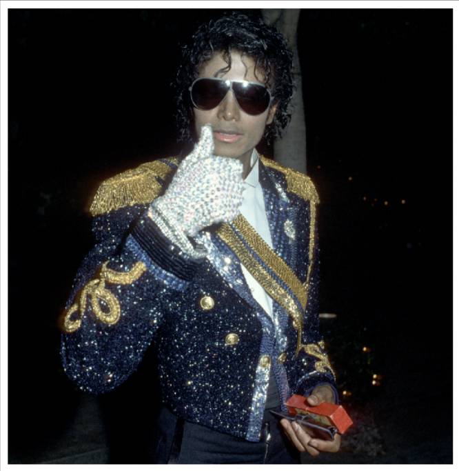 Michael jackson con online lentes