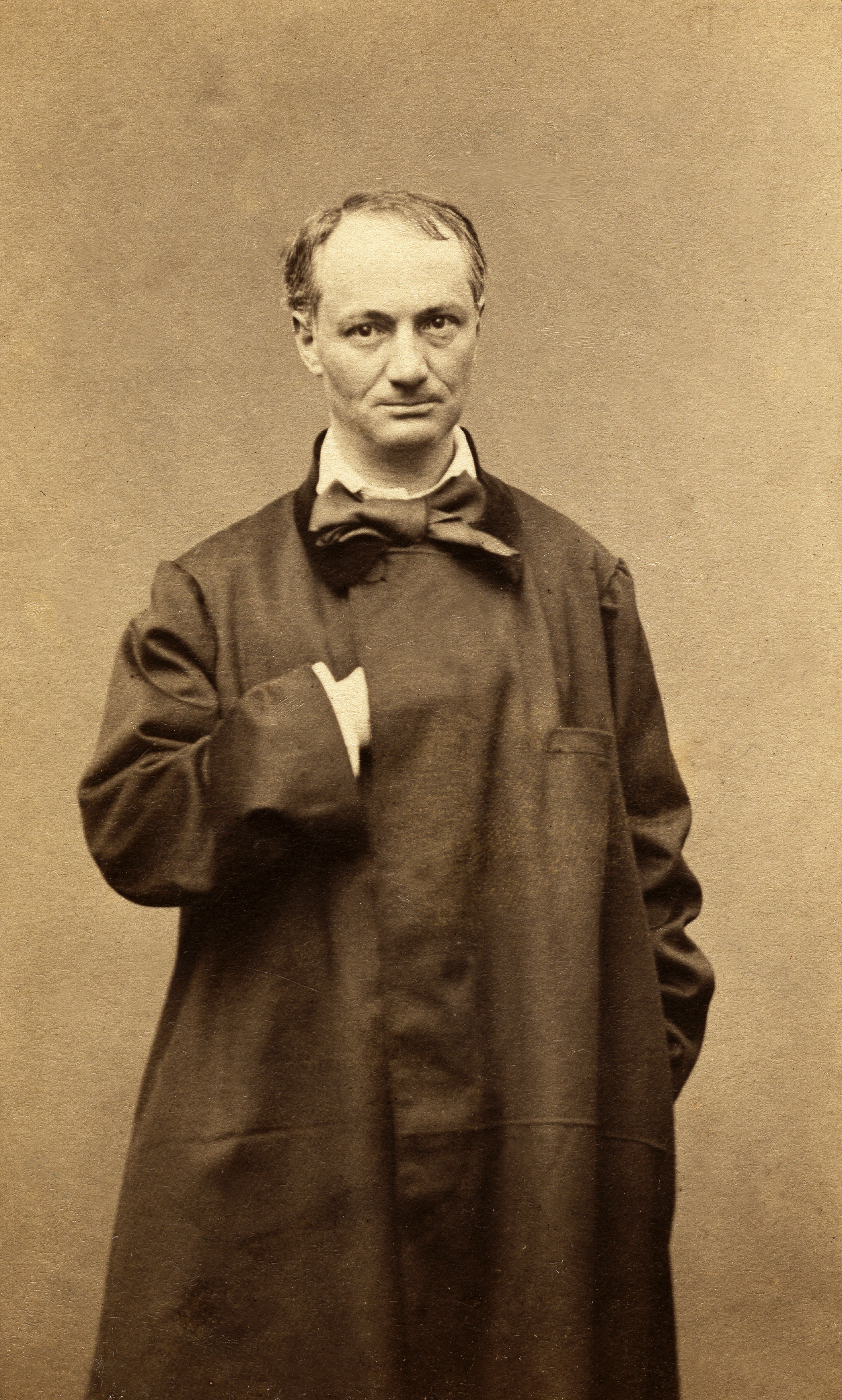 Retrato de Charles Baudelaire (1821-1867), hacia 1858.