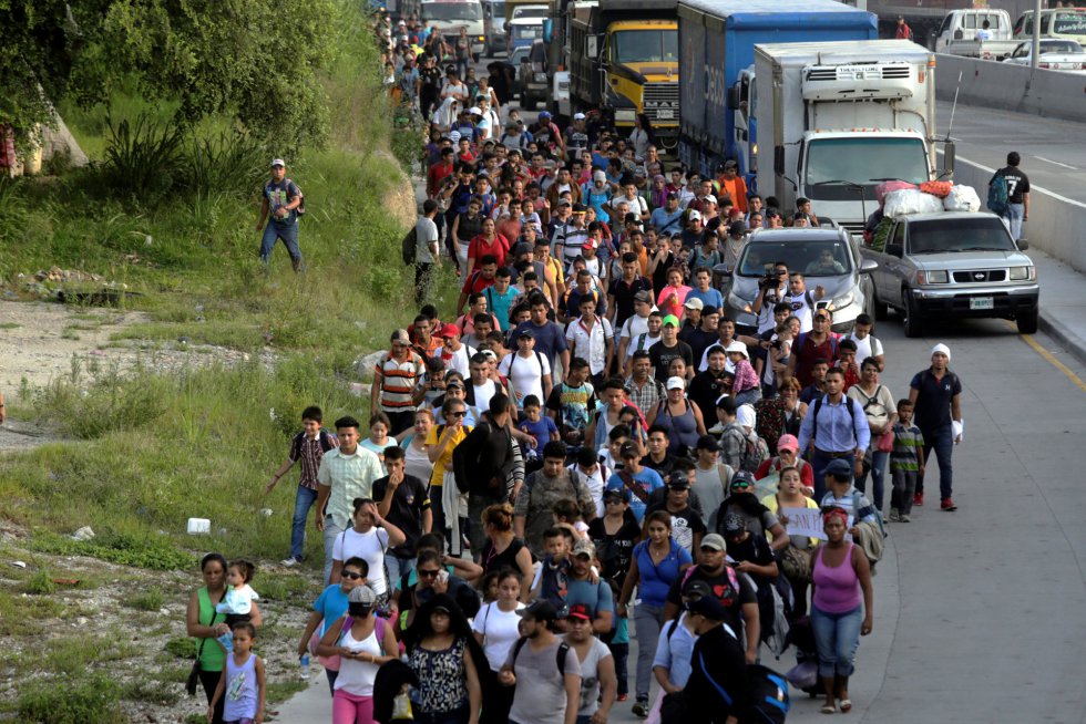 La caravana de Honduras a Estados Unidos en im genes Fotos