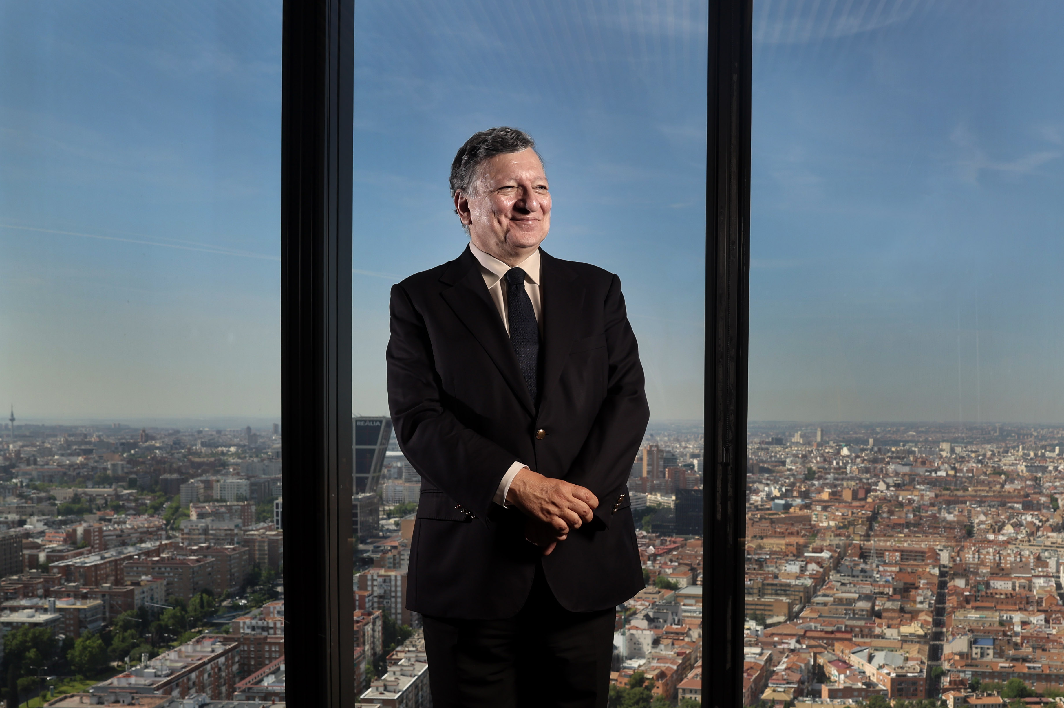 O político português José Manuel Durão Barroso, na sede da Universidade IE em Madrid, a 16 de junho de 2023.